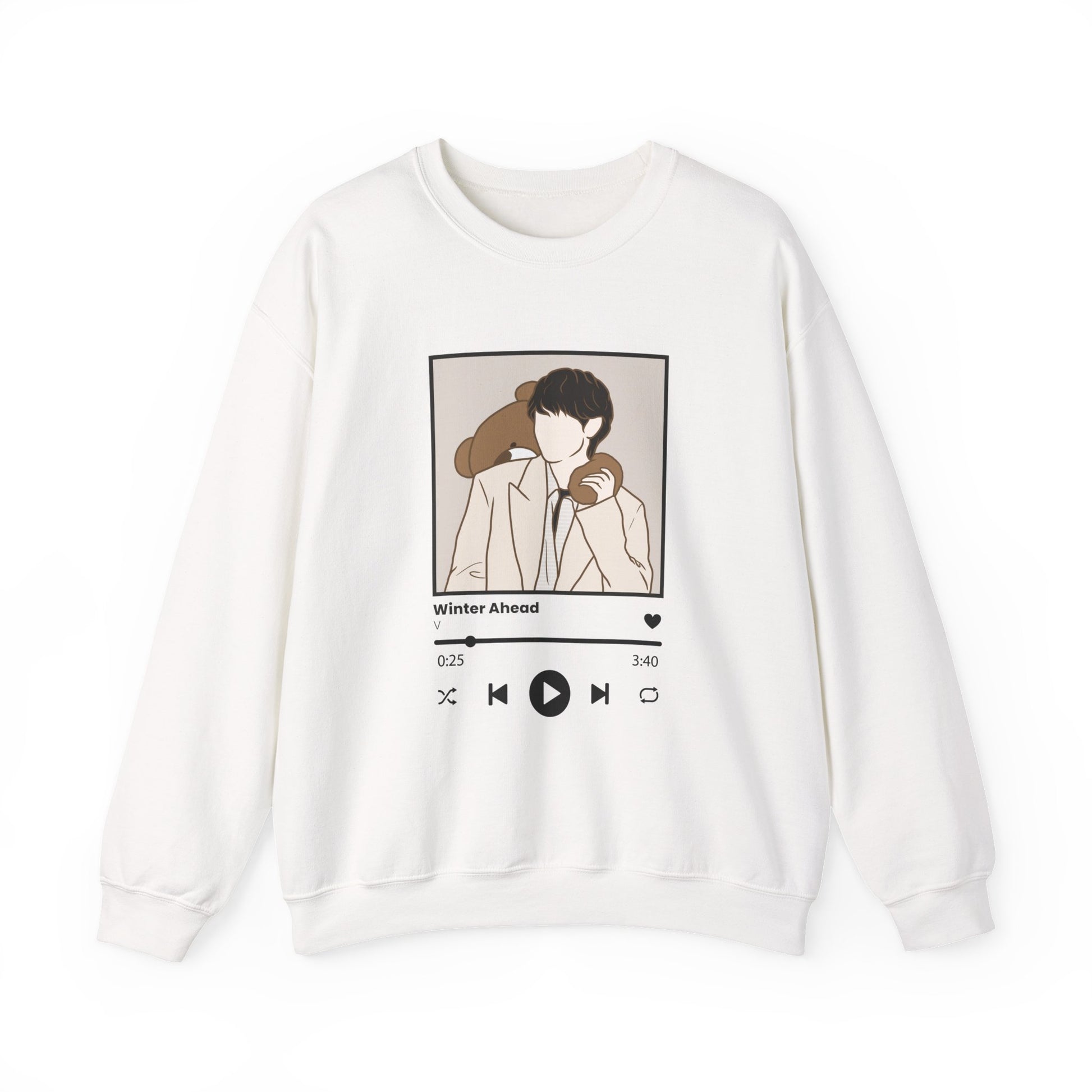 V ‘Winter Ahead’ Kpop Sweatshirt – Serene Crewneck for ARMY and Bangtan Style Fans
