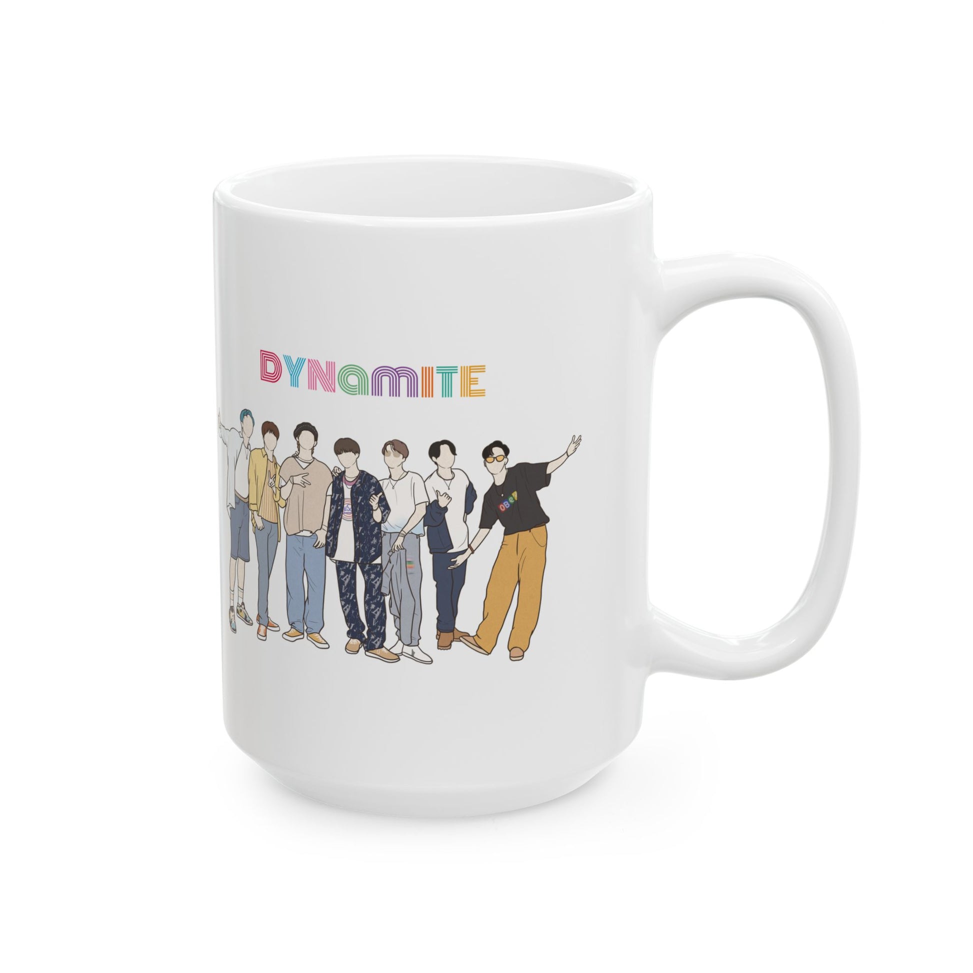 Dynamite-Inspired Kpop Mug – Minimal Aesthetic Fan Gift for Her