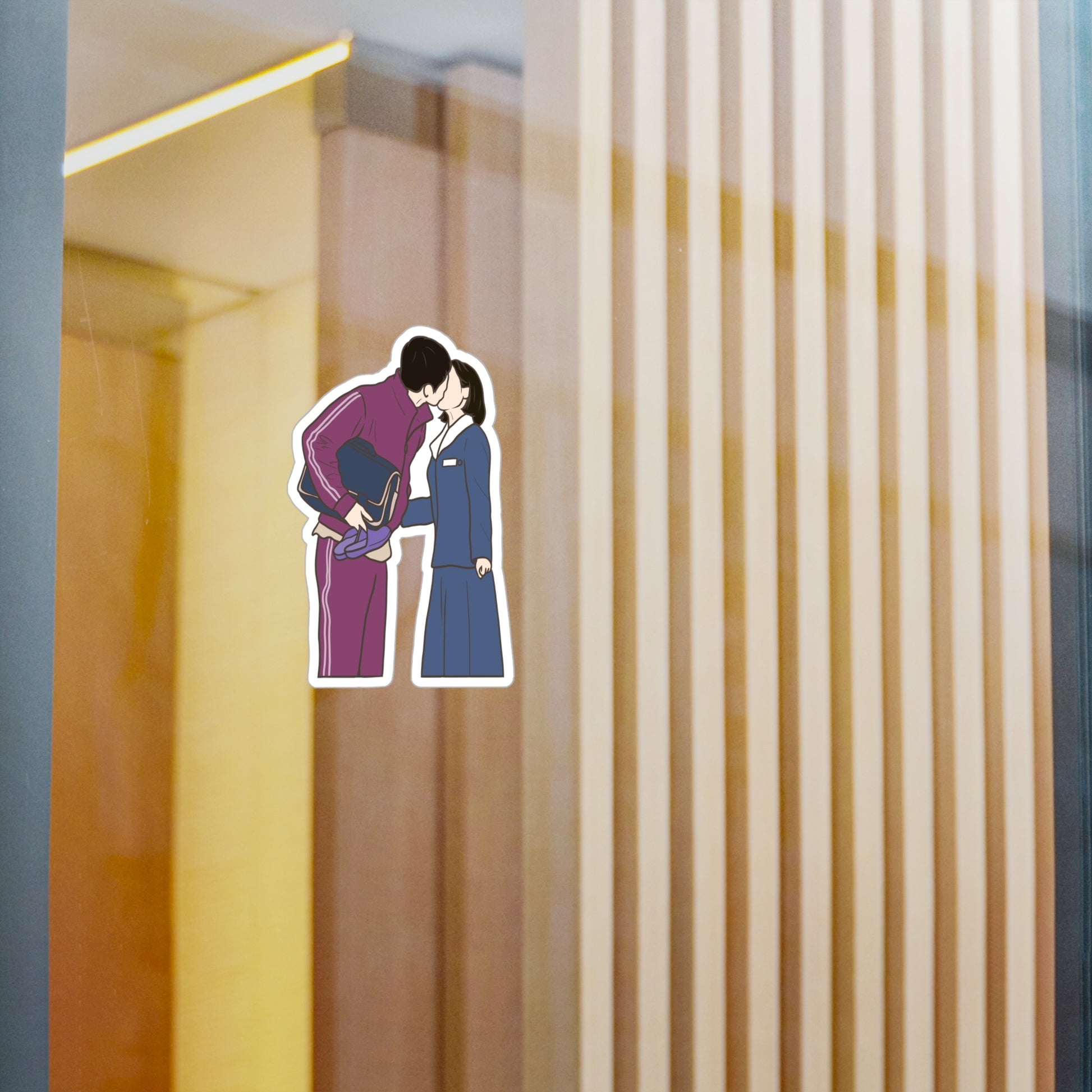 When Life Gives You Tangerines Kdrama Sticker – Kiss-Cut Fanart for Fans of Quiet Healing Dramas