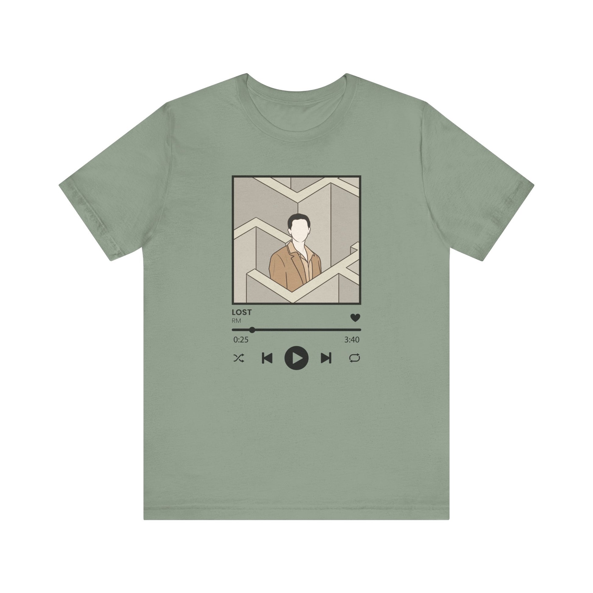 RM Lost-Inspired Kpop T-Shirt – Namjoon Fan Tee for ARMY and Korean Pop Lovers