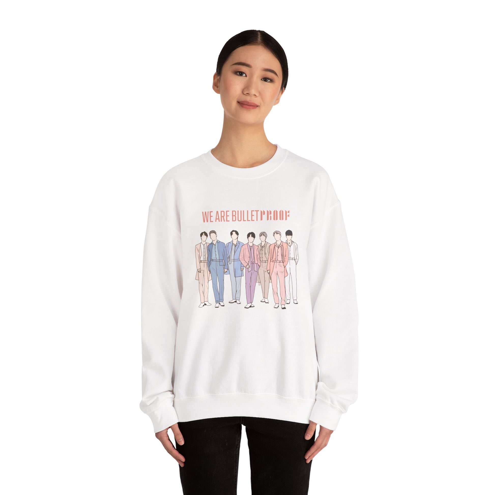 Proof-Inspired Bangtan Kpop Sweatshirt – Unisex Crewneck for ARMY and Korean Pop Fans