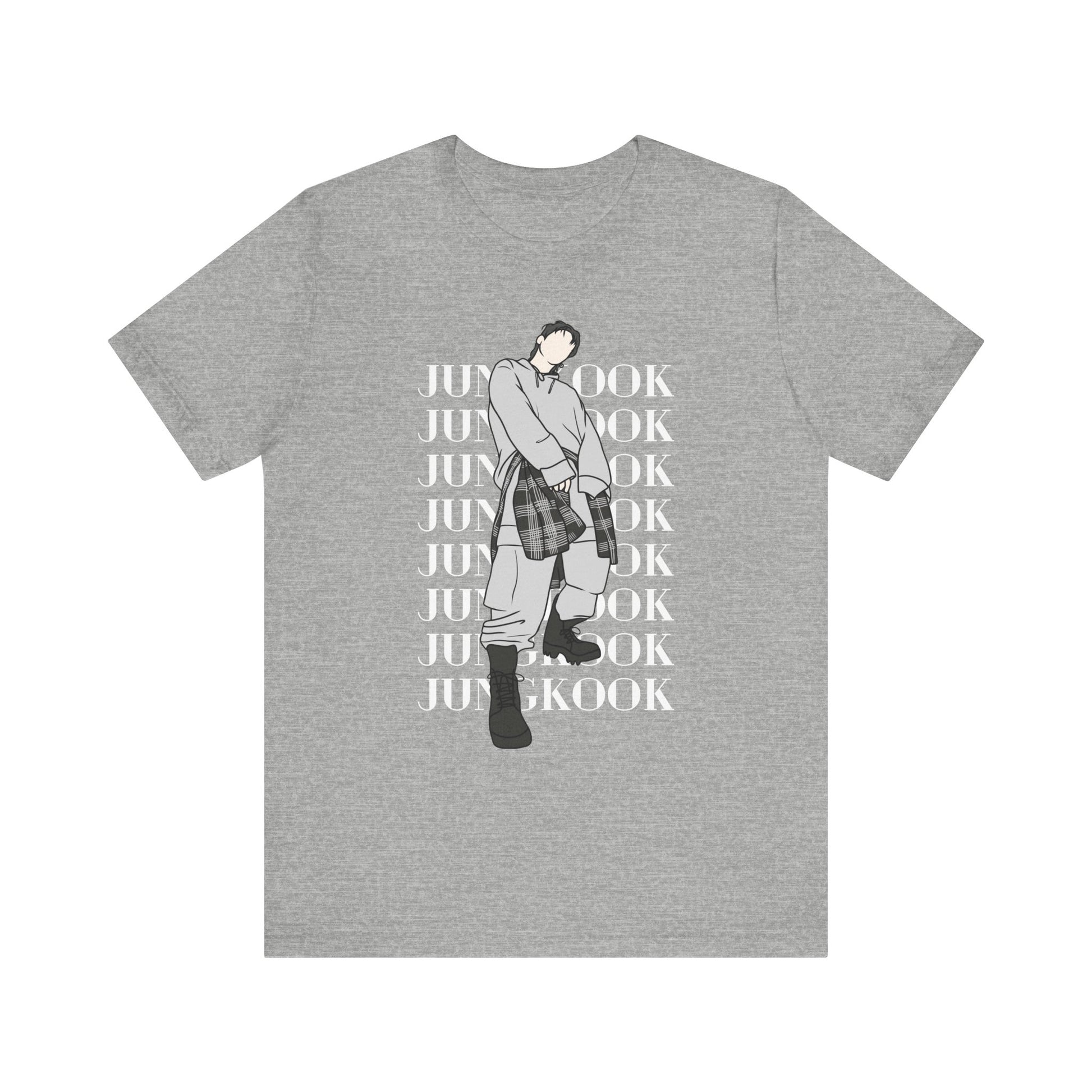 3D Jungkook Fan T-Shirt – Kpop-Inspired Tee for Fans of Korean Boy Groups