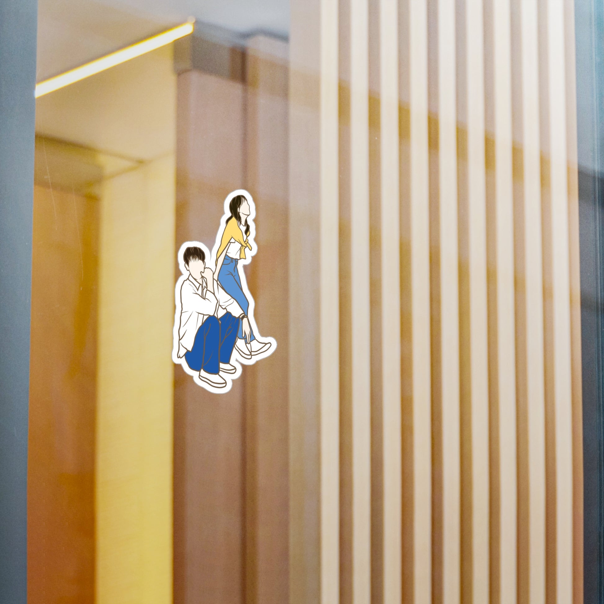 Our Beloved Summer Kdrama Sticker – Kiss-Cut Fanart for Nostalgic Romance Fans