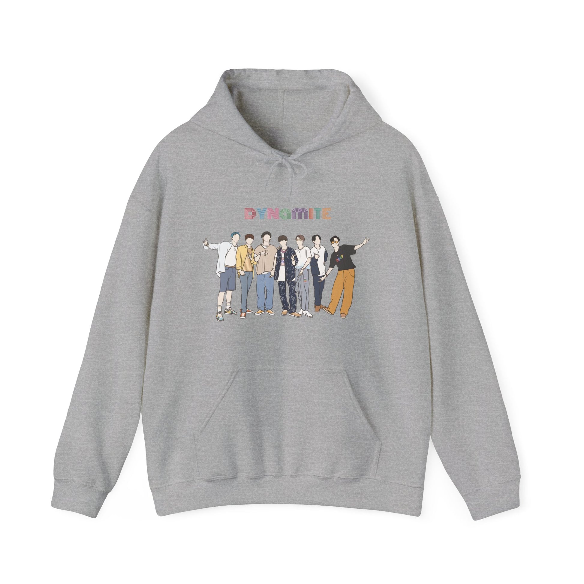 Dynamite-Inspired Kpop Hoodie – Retro Vibe Hooded Sweatshirt for ARMY and Korean Pop Fans