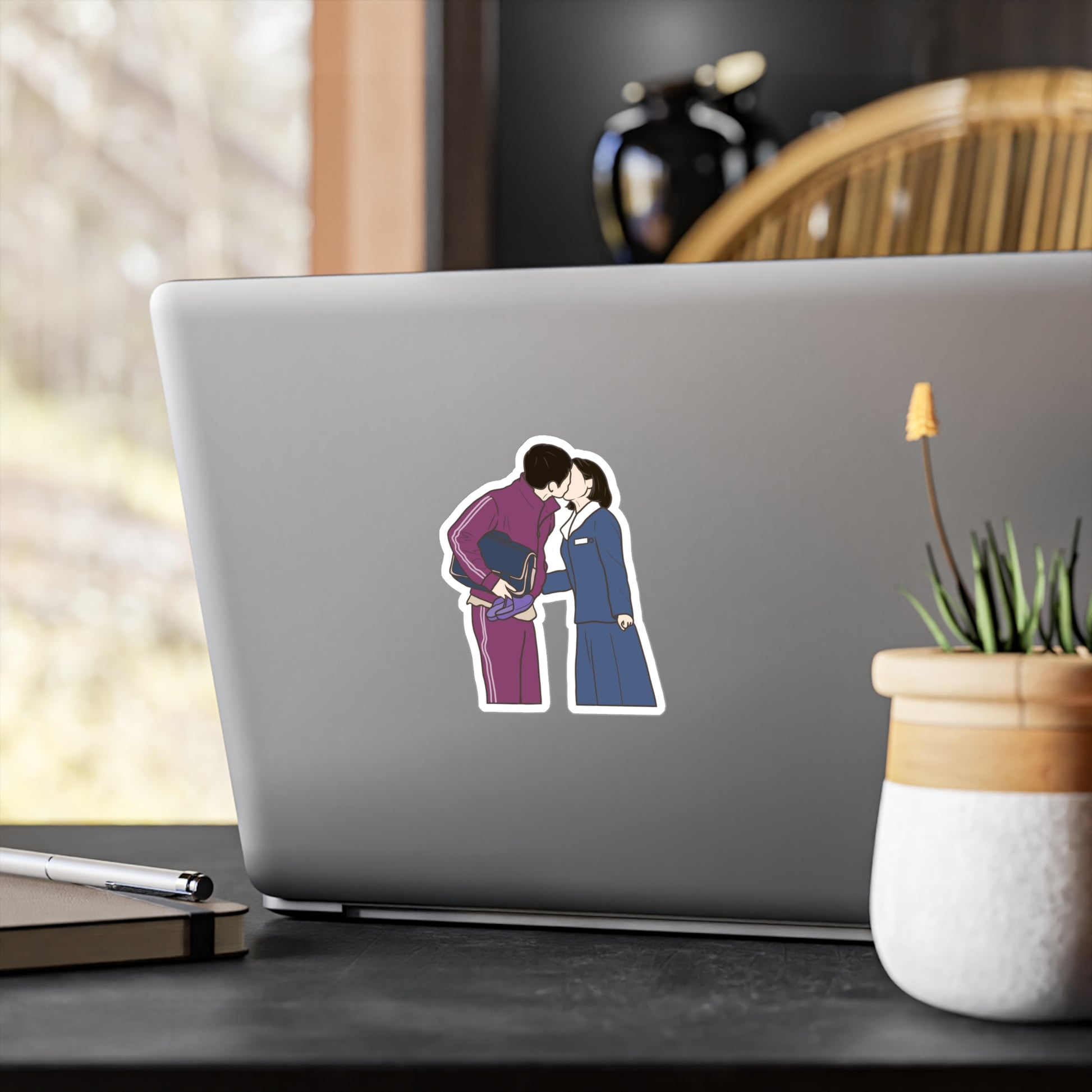 When Life Gives You Tangerines Kdrama Sticker – Kiss-Cut Fanart for Fans of Quiet Healing Dramas