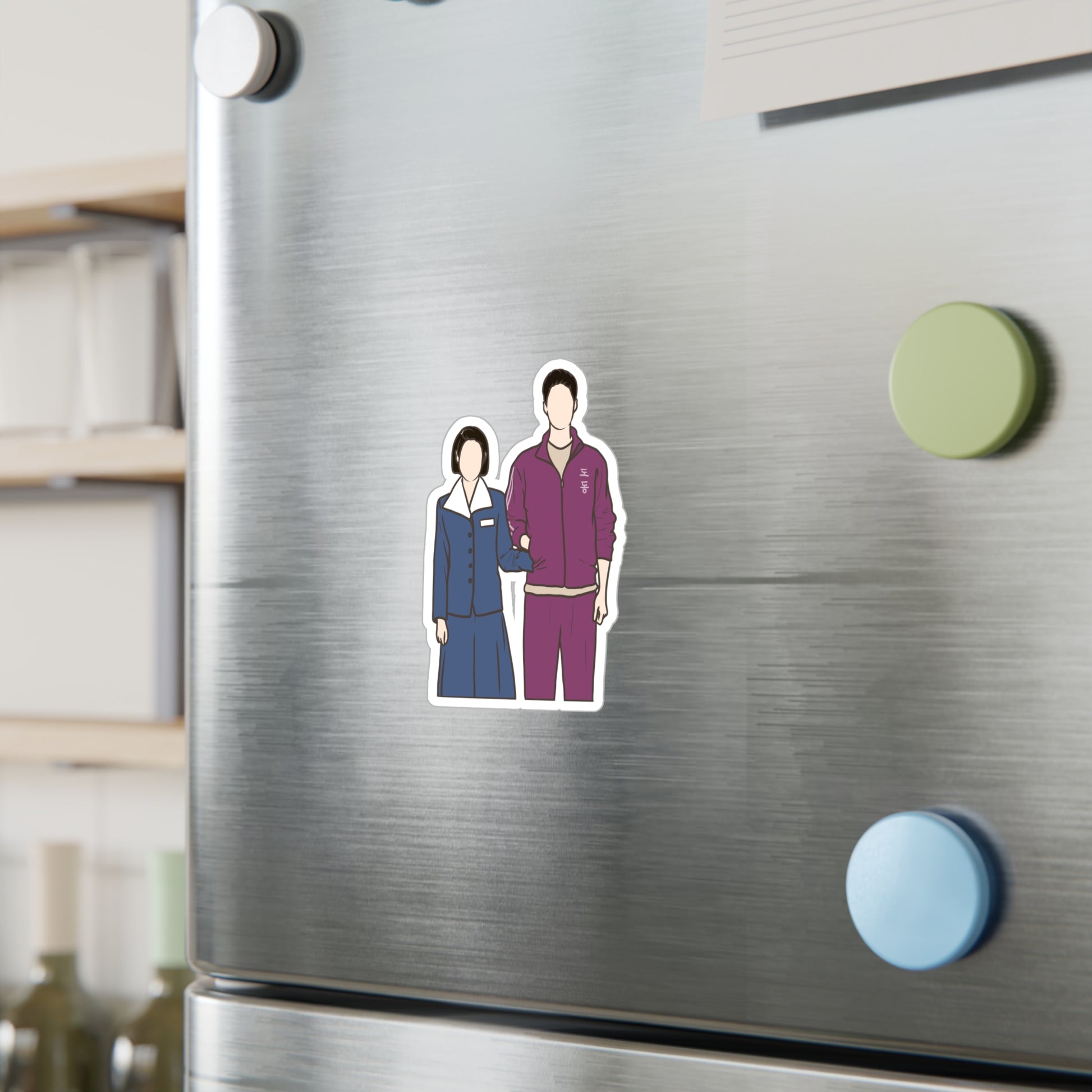 When Life Gives You Tangerines Kdrama Sticker – Kiss-Cut Fanart for Healing Romance Fans