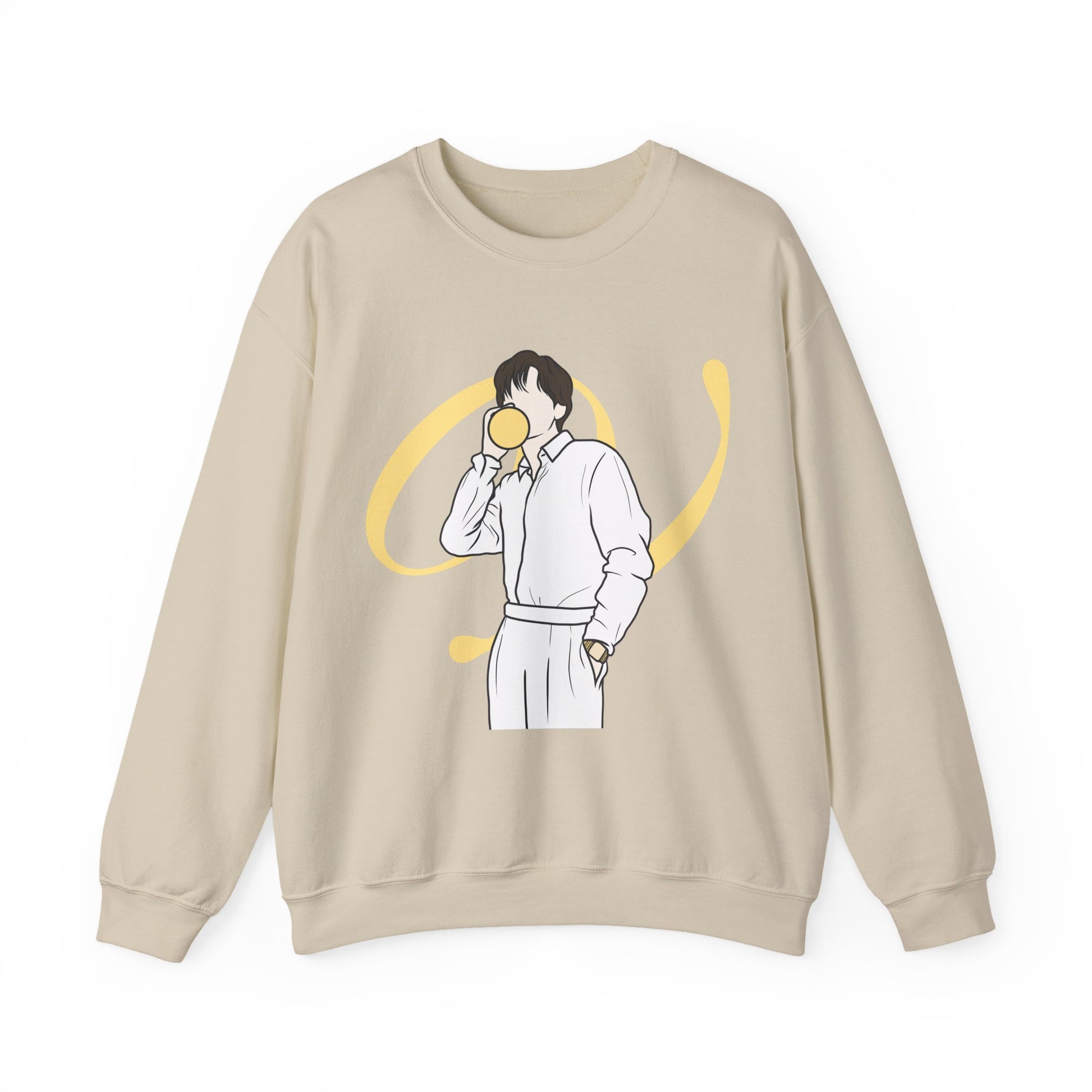Taehyung-Inspired Kpop Sweatshirt – Fanart Unisex Crewneck for ARMY and Bangtan Style Fans