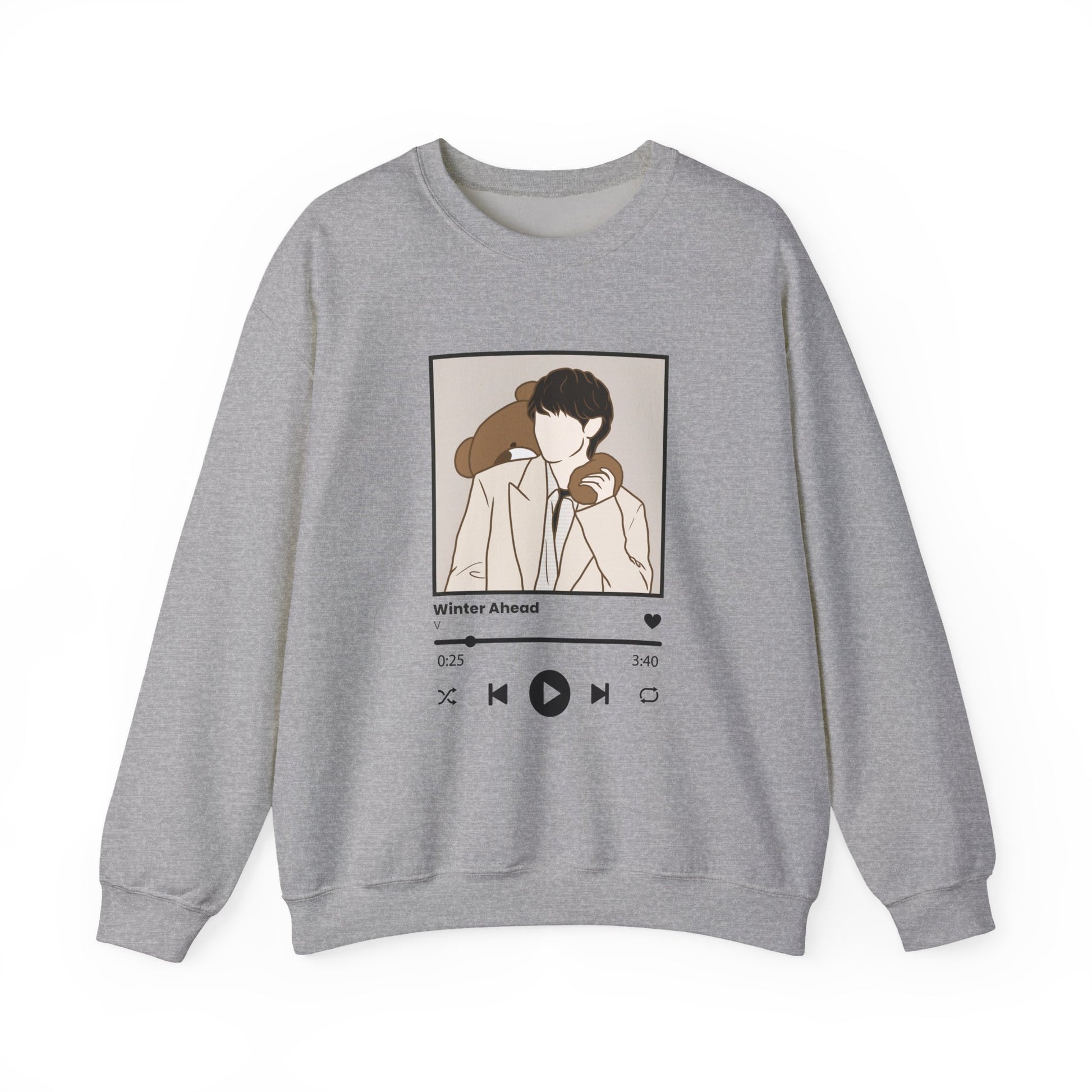 V ‘Winter Ahead’ Kpop Sweatshirt – Serene Crewneck for ARMY and Bangtan Style Fans