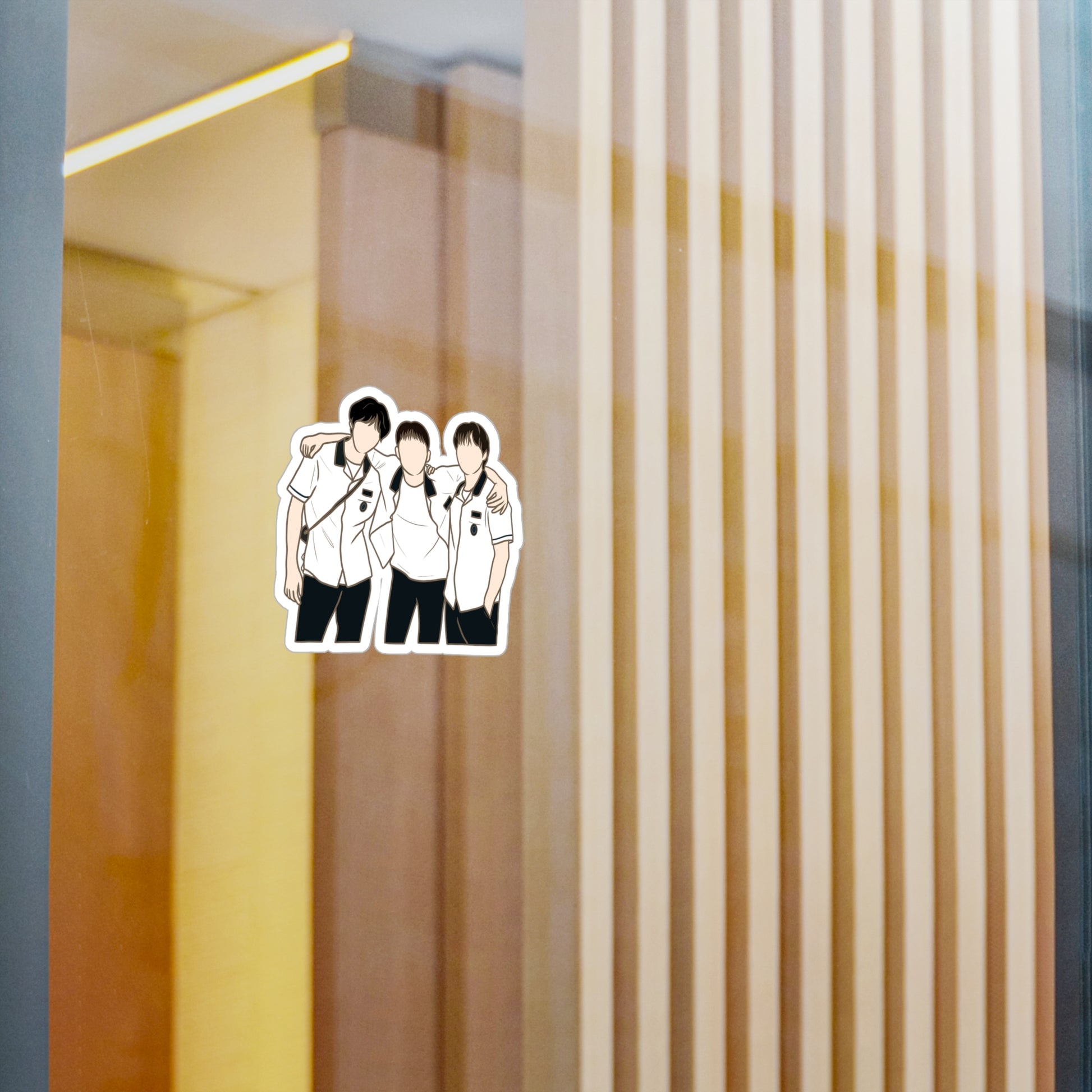 Weak Hero Class 1 Kdrama Sticker – Kiss-Cut Fanart for Dark Youth Drama Fans