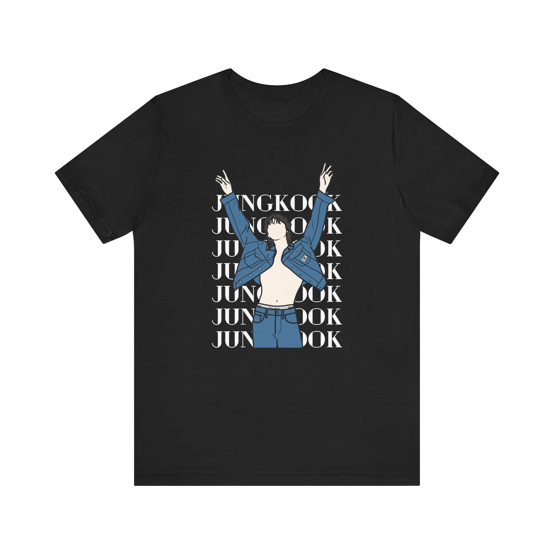 Jungkook-Inspired T-Shirt – Unisex Kpop Tee Featuring CK Style Design