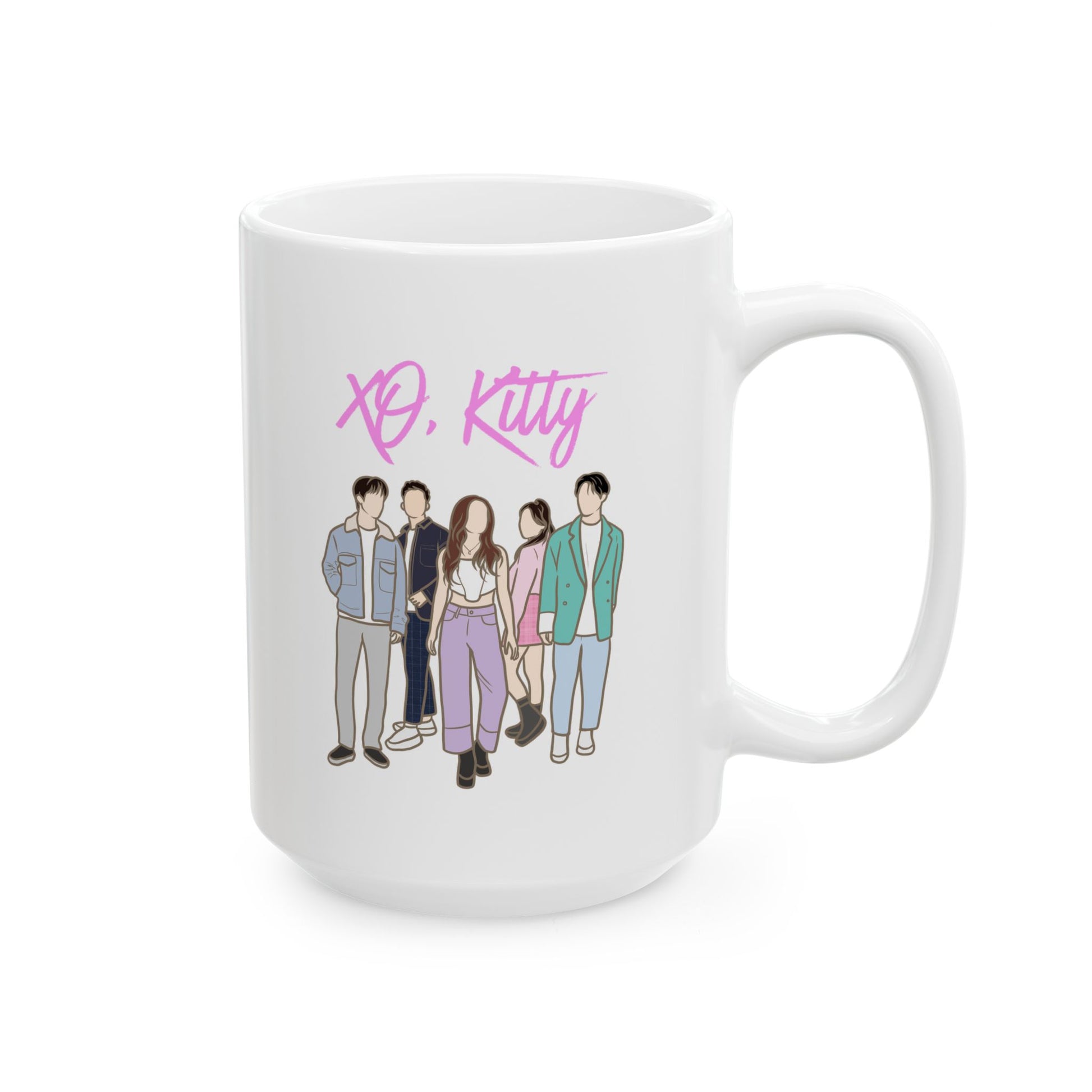 XO, Kitty Mug – Netflix-Inspired Korean Romance Cup for Young Drama Fans