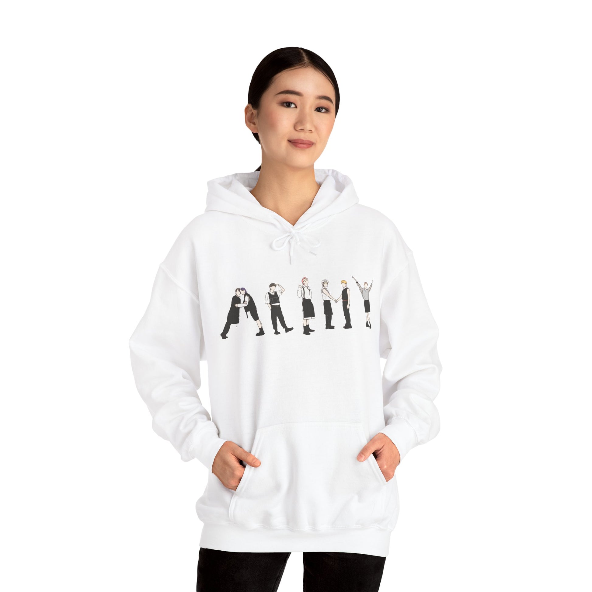 Kpop ARMY Hoodie – Unisex Hooded Sweatshirt for Korean Pop Fans and Bangtan Supporters