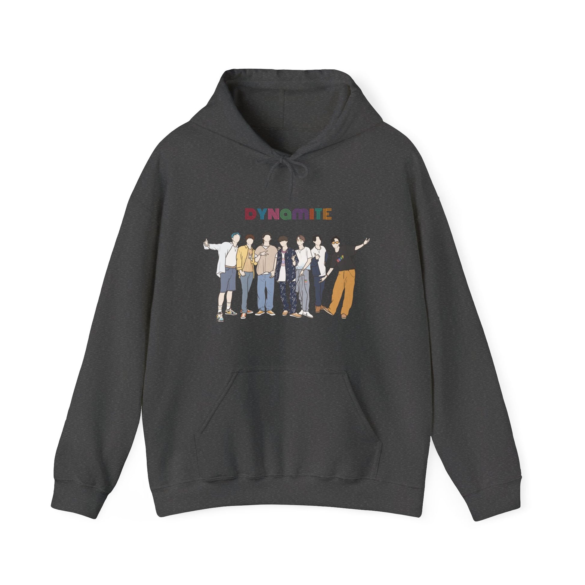 Dynamite-Inspired Kpop Hoodie – Retro Vibe Hooded Sweatshirt for ARMY and Korean Pop Fans