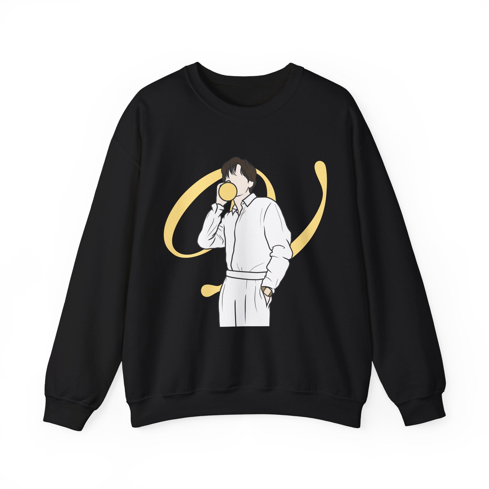 Taehyung-Inspired Kpop Sweatshirt – Fanart Unisex Crewneck for ARMY and Bangtan Style Fans