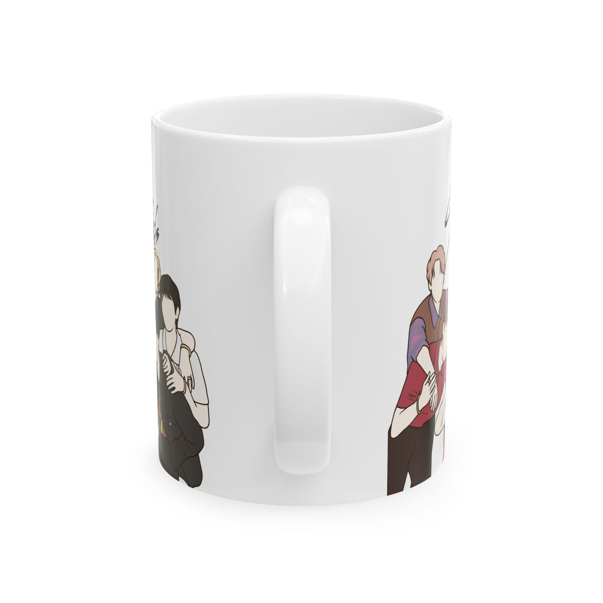 Minimal Stray-Inspired Mug – Kpop Fanart Cup & Room Decor for Everyday STAYs