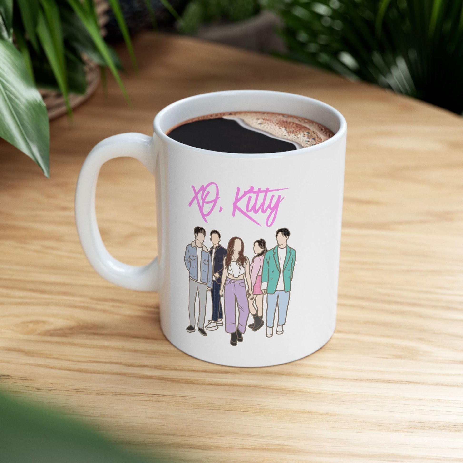 XO, Kitty Mug – Netflix-Inspired Korean Romance Cup for Young Drama Fans