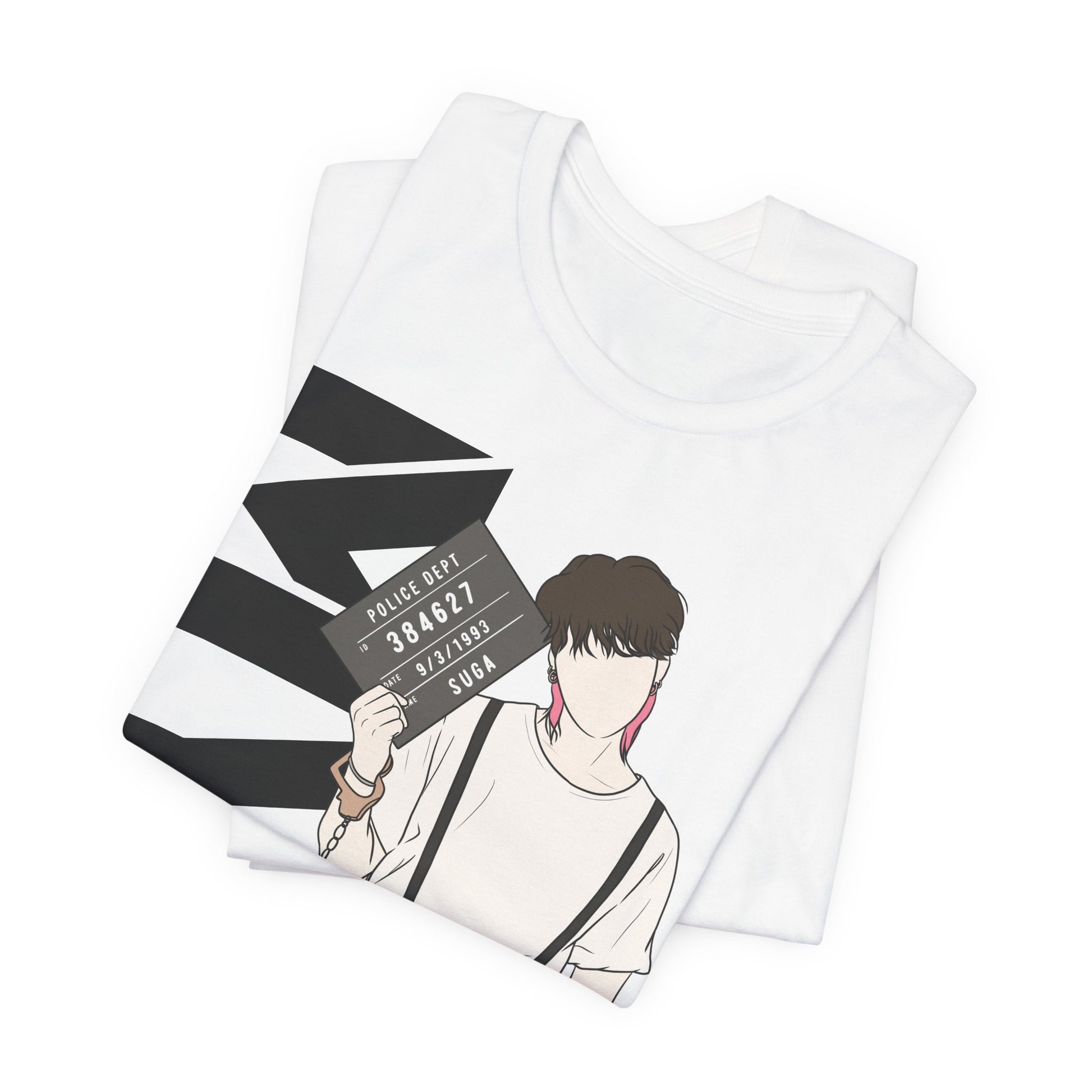 Suga, Min Yoongi-Inspired Kpop T-Shirt for ARMY – Fanart Tee for Korean Music Fans