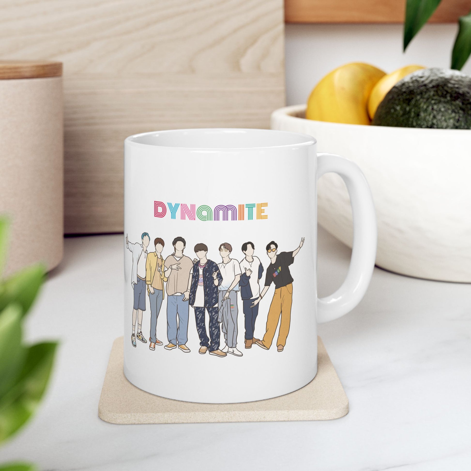 Dynamite-Inspired Kpop Mug – Minimal Aesthetic Fan Gift for Her