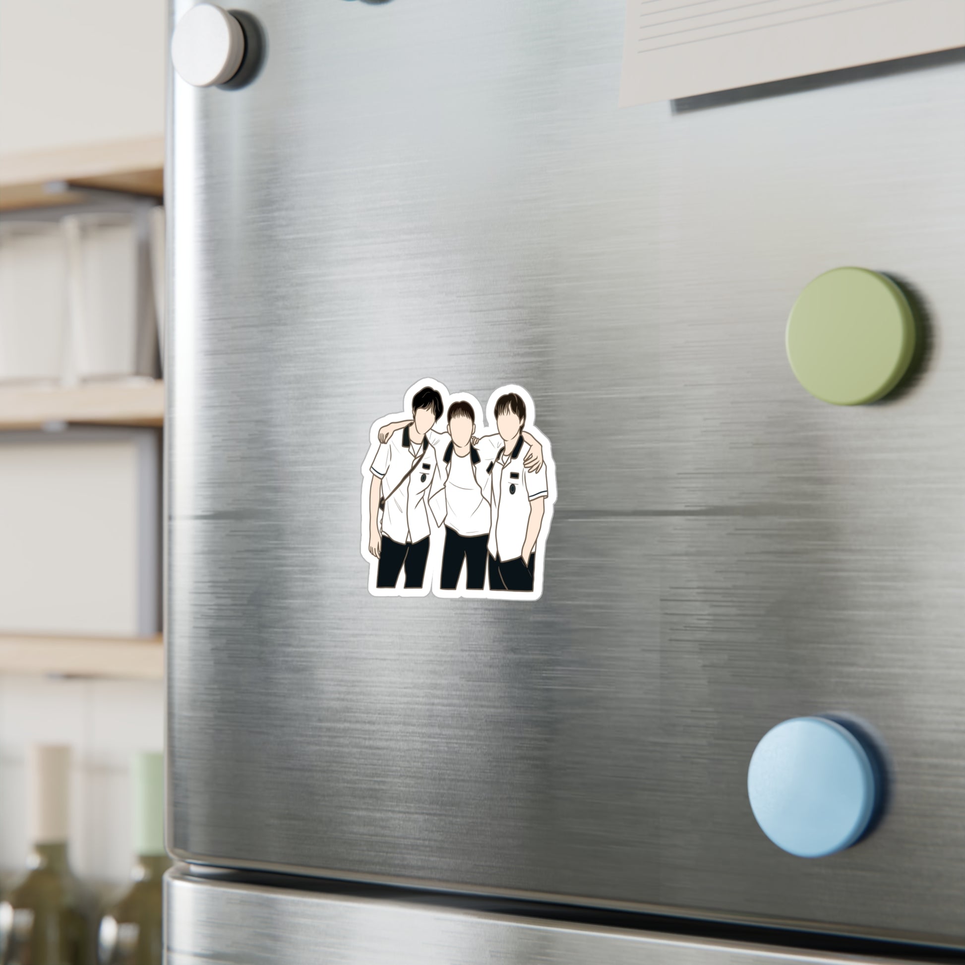 Weak Hero Class 1 Kdrama Sticker – Kiss-Cut Fanart for Dark Youth Drama Fans