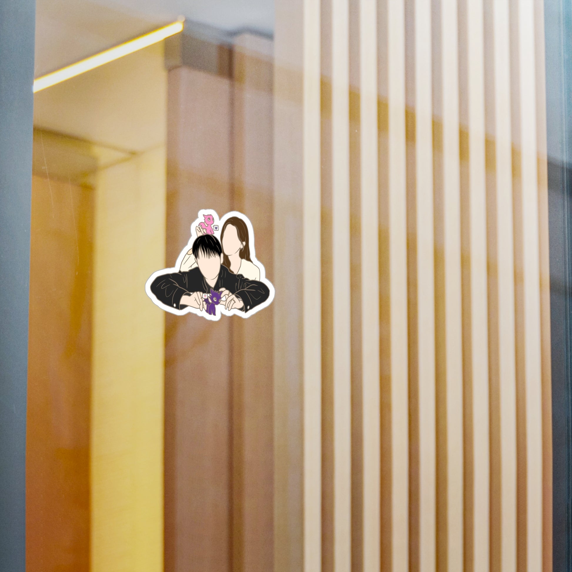 My Dearest Nemesis Kdrama Sticker – Kiss-Cut Fanart for Rivals-to-Lovers Drama Fans