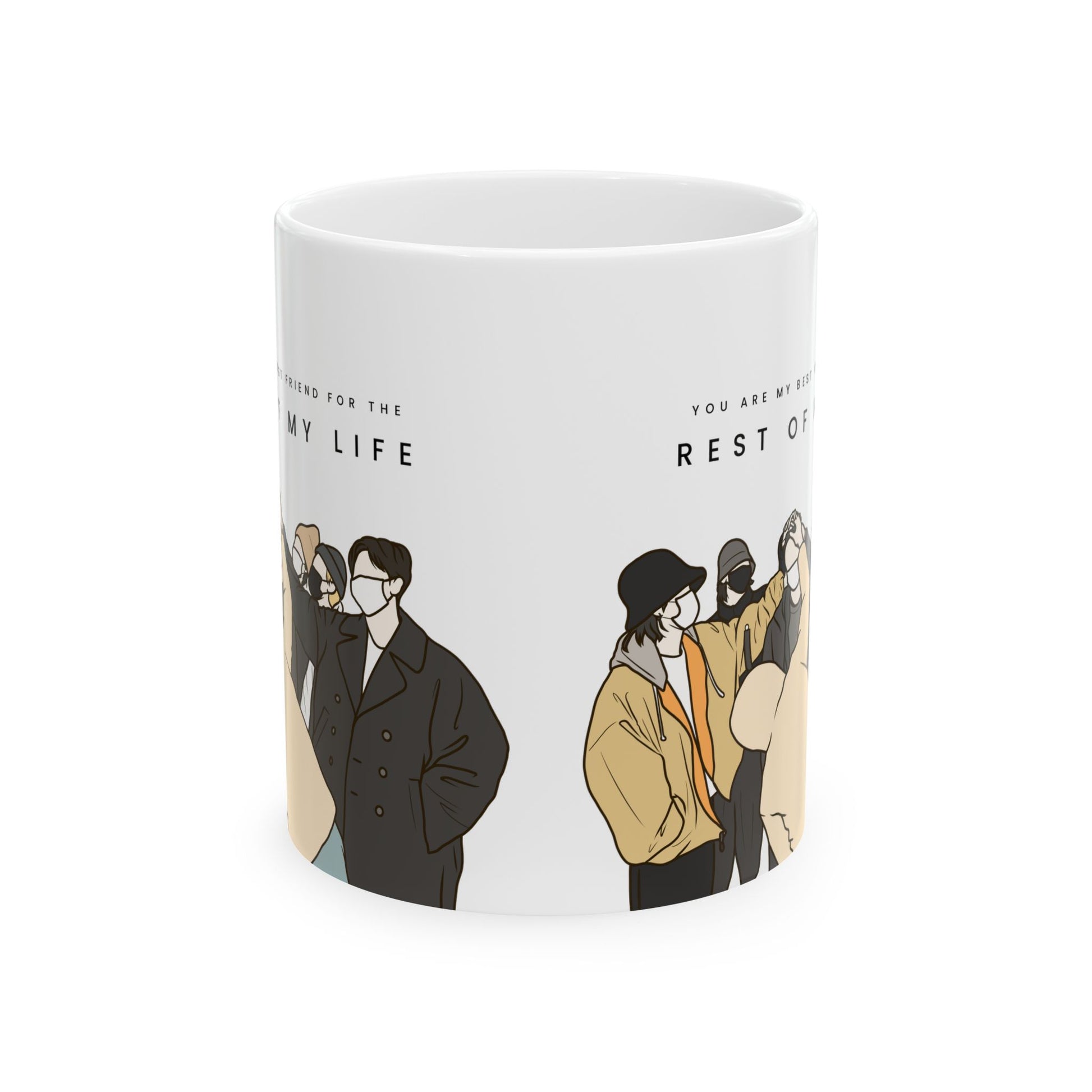 Rest of My Life Kpop Mug – Minimal Accent Gift for Fans with Soft Vibes