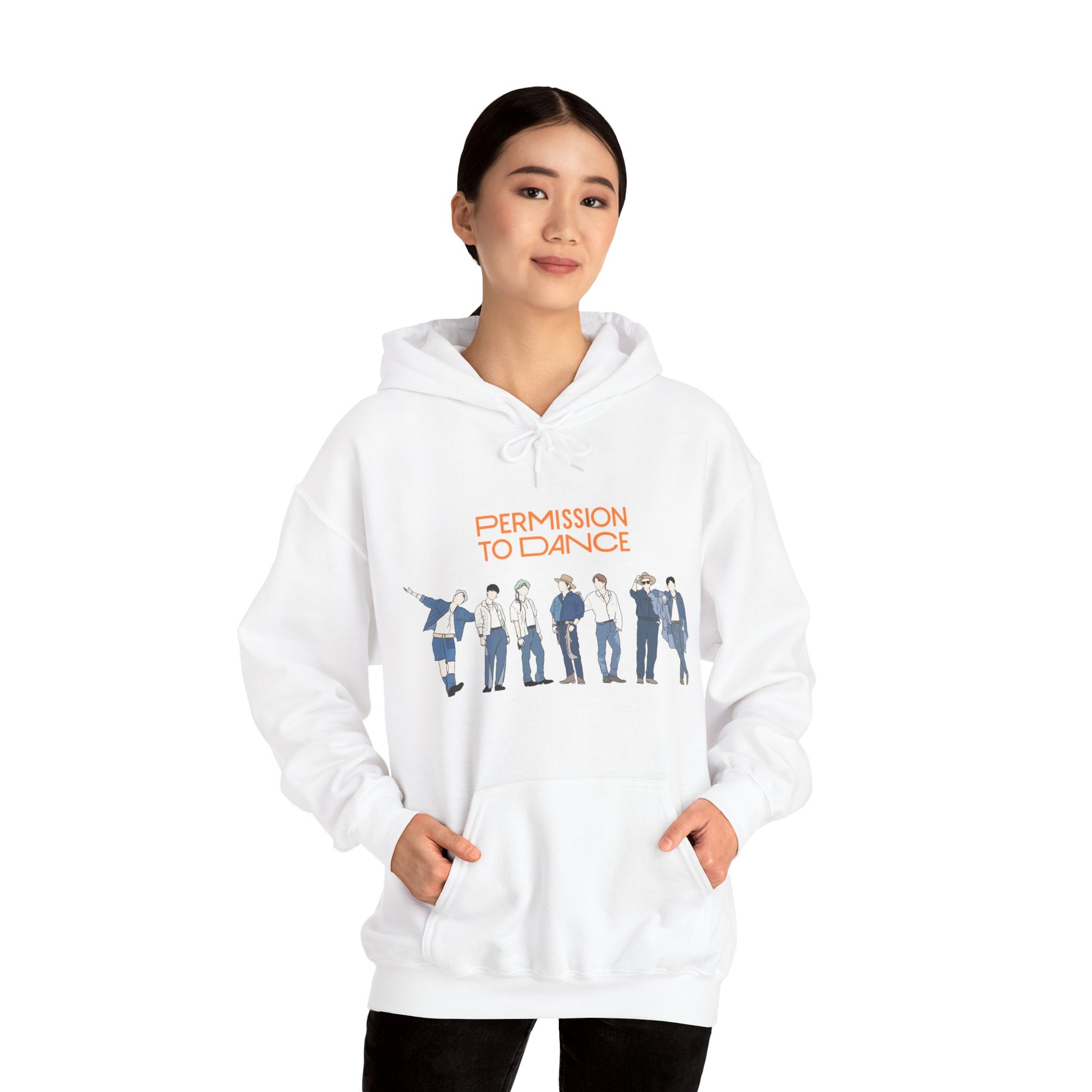 Permission to Dance-Inspired Kpop Hoodie – Cheerful Hooded Sweatshirt for ARMY and Korean Pop Fans