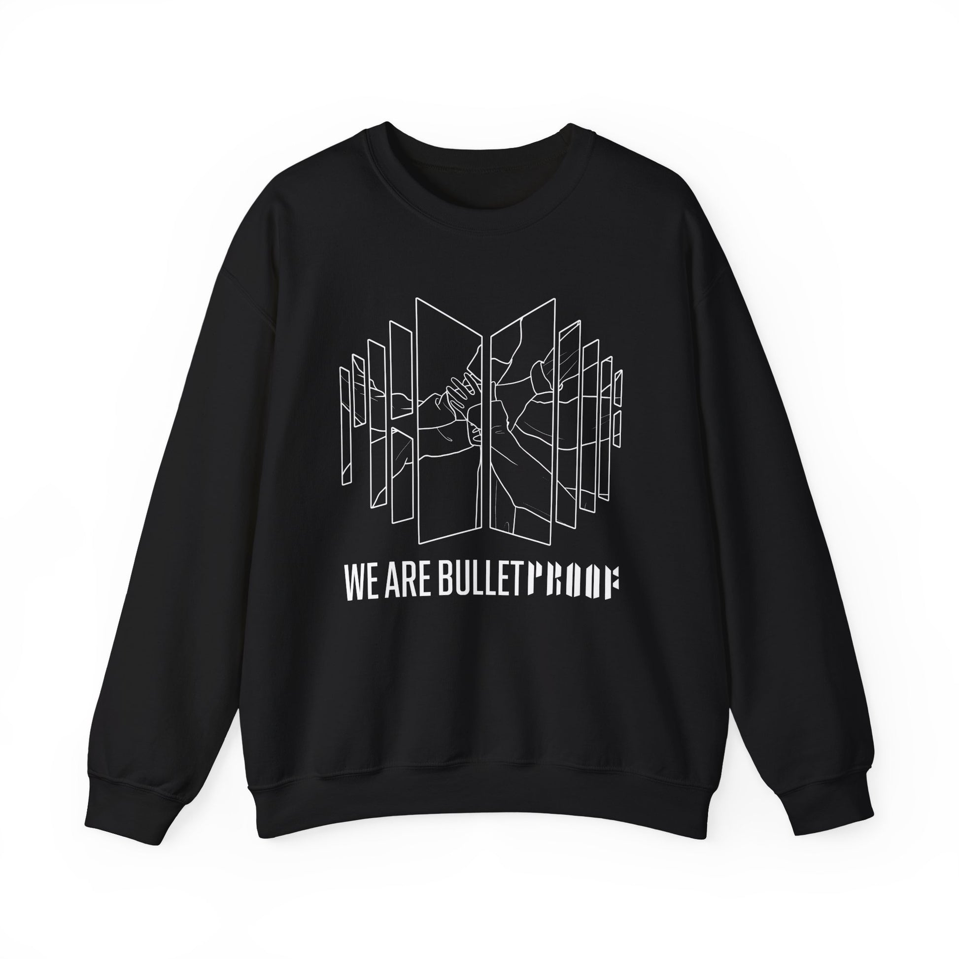 Bulletproof-Inspired Kpop Sweatshirt – Bangtan Proof Album Crewneck for ARMY and Korean Pop Fans