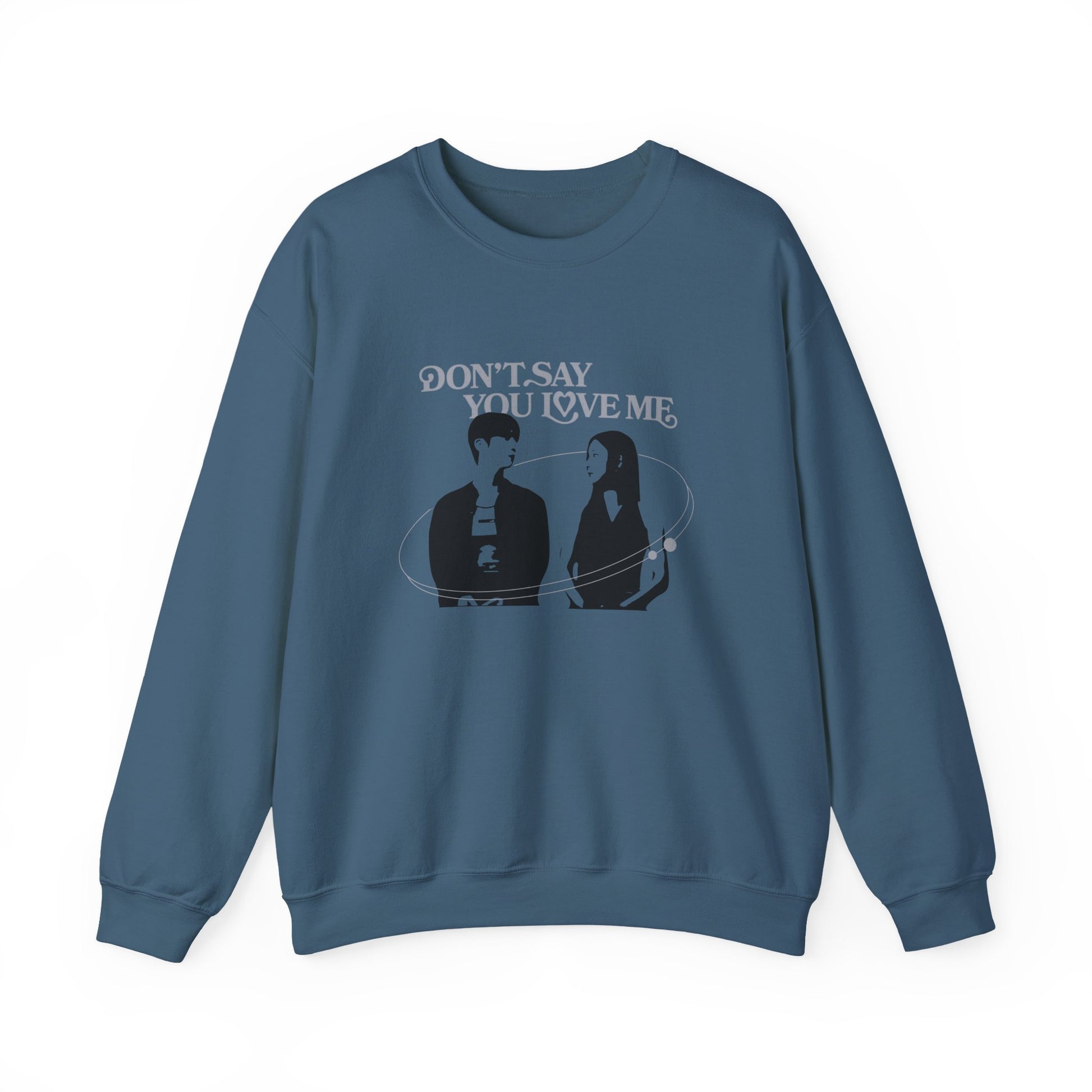Jin-Inspired Kpop Sweatshirt – ‘Don’t Say You Love Me’ Crewneck for ARMY and Korean Pop Fans