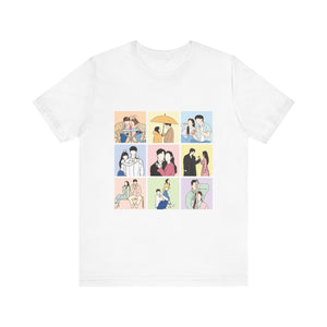 Kdrama Collage T-Shirt – Korean Drama Fan Gift with Aesthetic Korean Style