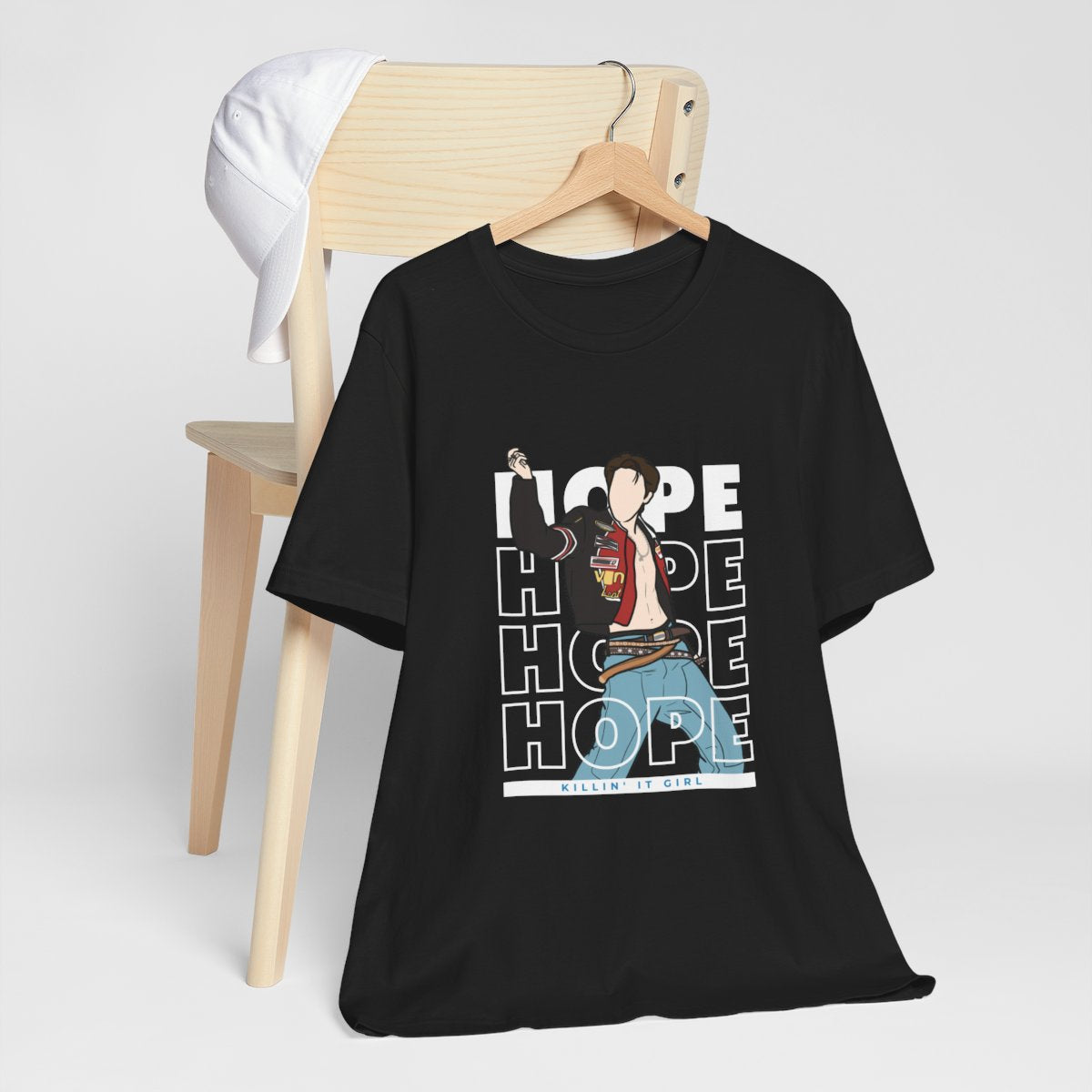 J-Hope Killin' It Girl T-Shirt – Kpop Fan Tee with Dance Line Energy