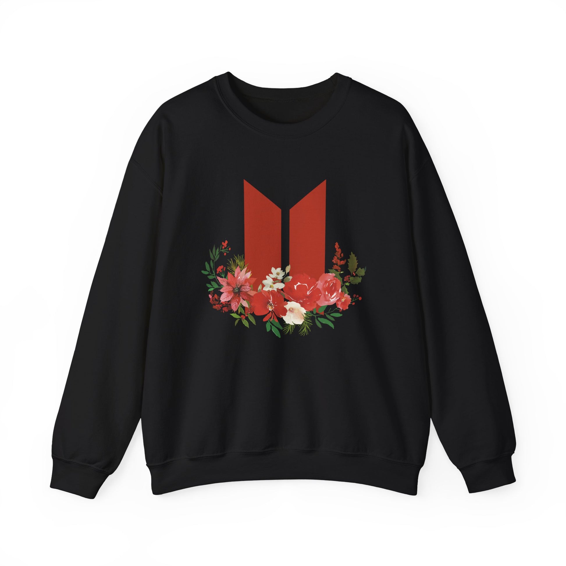 Kpop Christmas Sweatshirt – Festive Holiday Pullover for ARMY and Korean Pop Fans