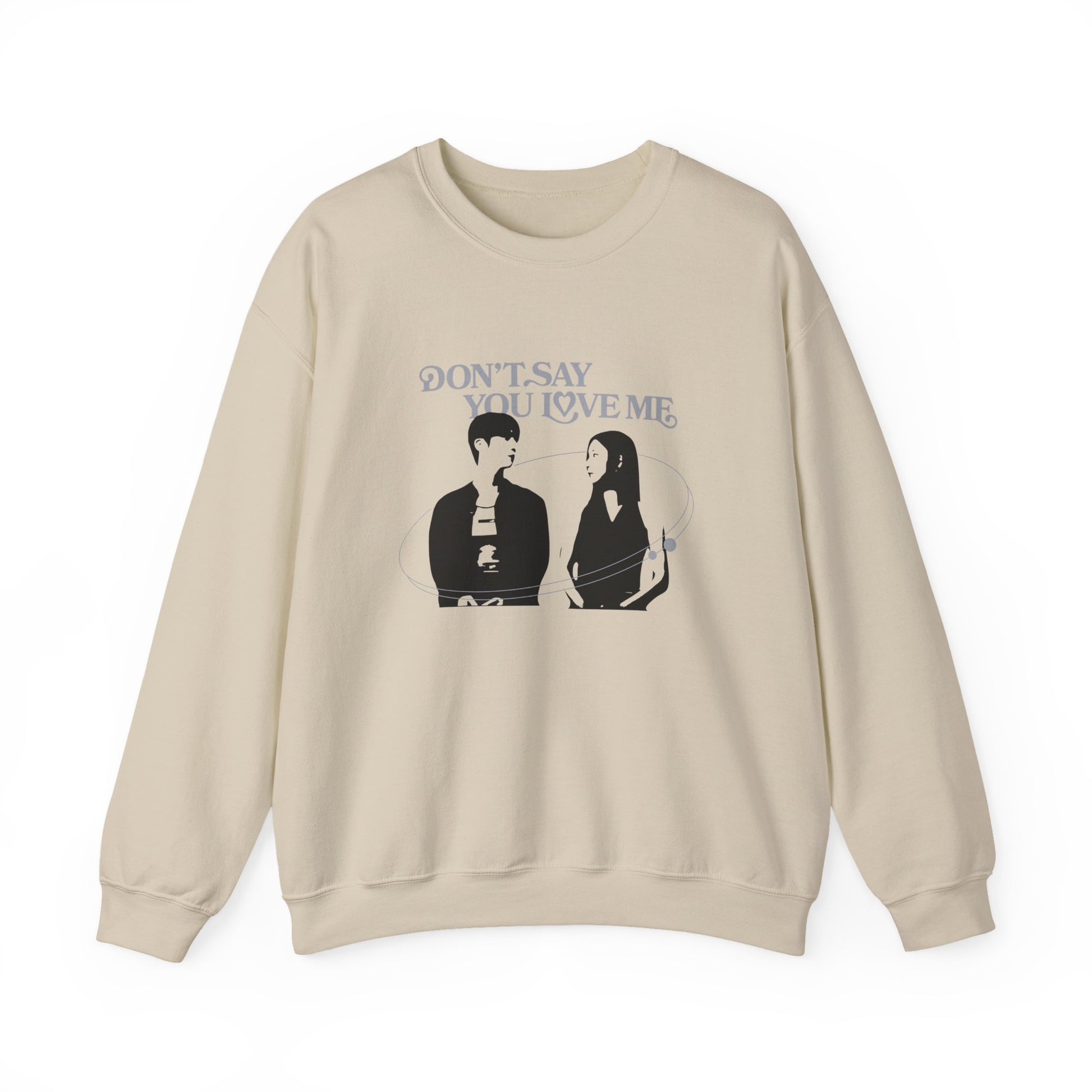 Jin-Inspired Kpop Sweatshirt – ‘Don’t Say You Love Me’ Crewneck for ARMY and Korean Pop Fans