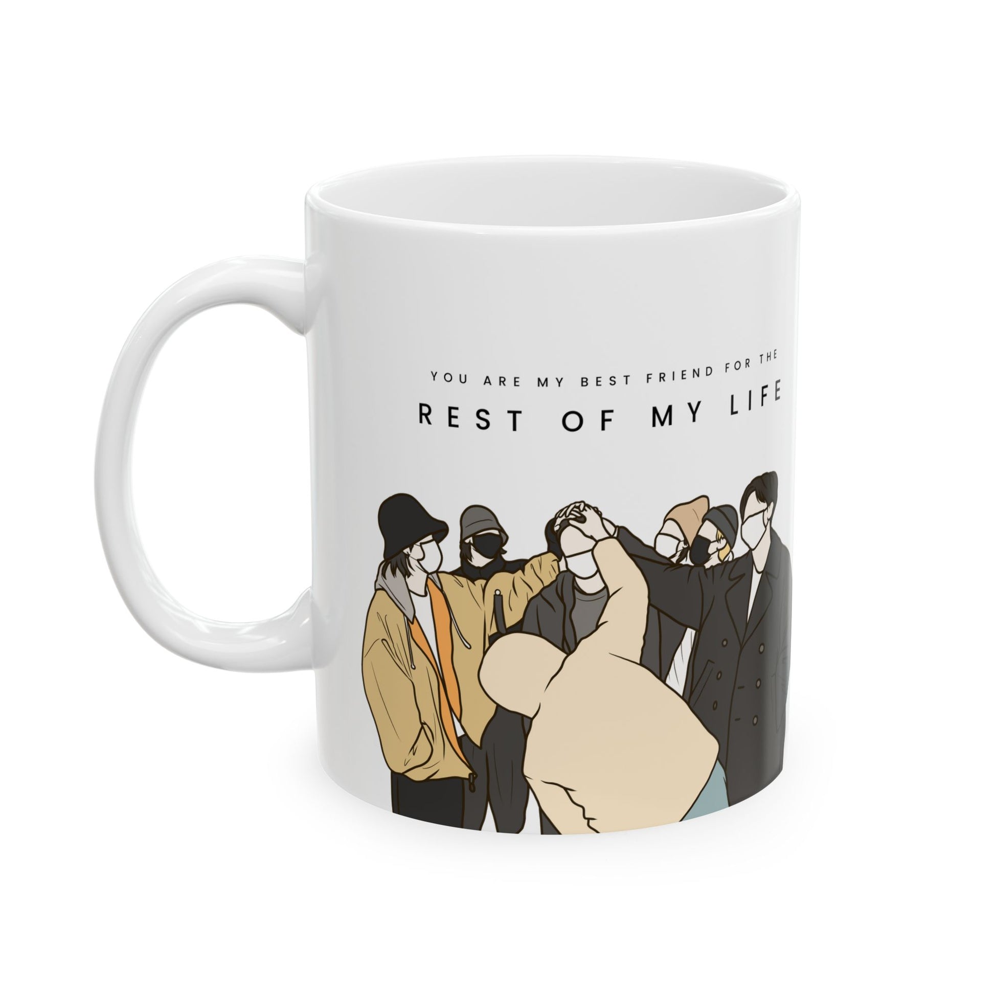 Rest of My Life Kpop Mug – Minimal Accent Gift for Fans with Soft Vibes