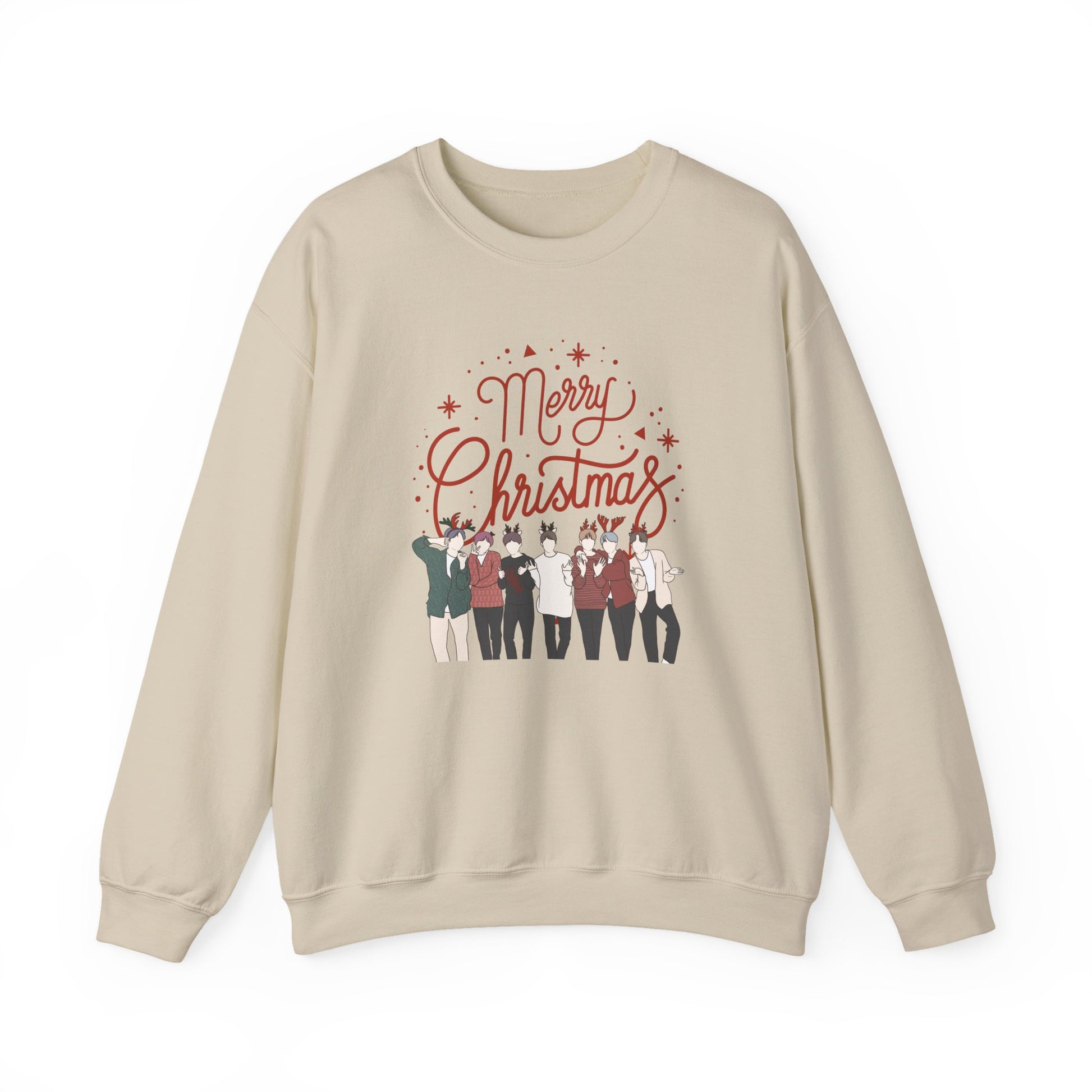 Kpop Christmas Sweatshirt – Holiday Season Pullover for Korean Pop Fans and Festive Gift Lover