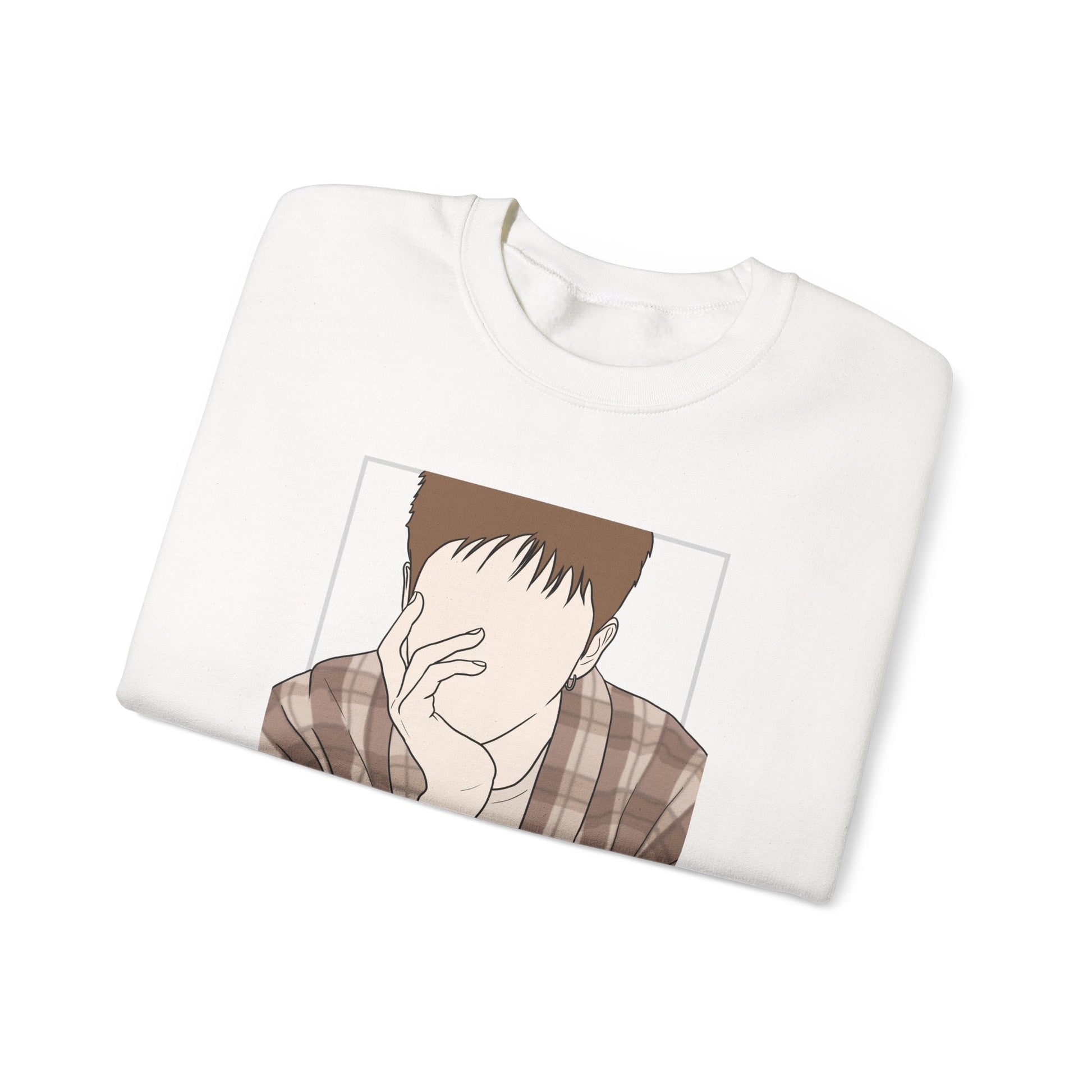 RM-Inspired Kpop Sweatshirt – Namjoon Unisex Crewneck for ARMY and Thoughtful Bangtan Fans
