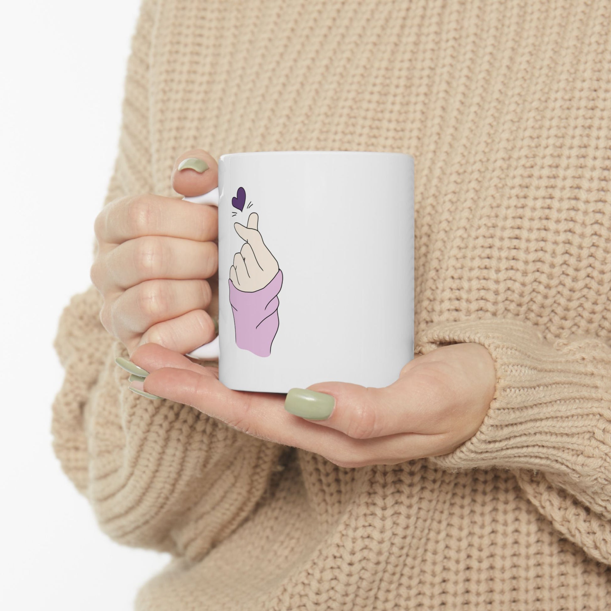 I Purple You Mug – Minimal BTS-Inspired Gift for ARMYs with Big Hearts