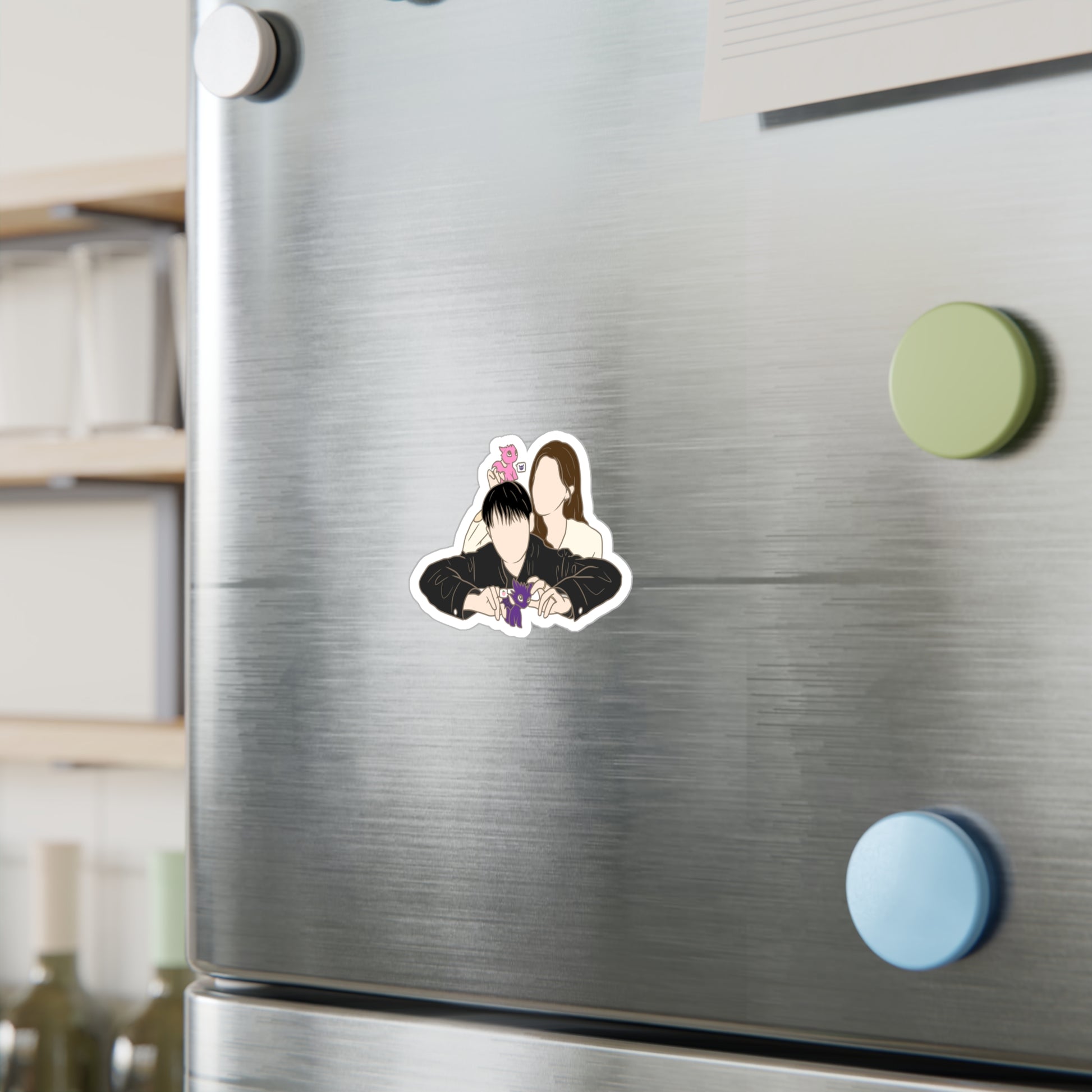My Dearest Nemesis Kdrama Sticker – Kiss-Cut Fanart for Rivals-to-Lovers Drama Fans