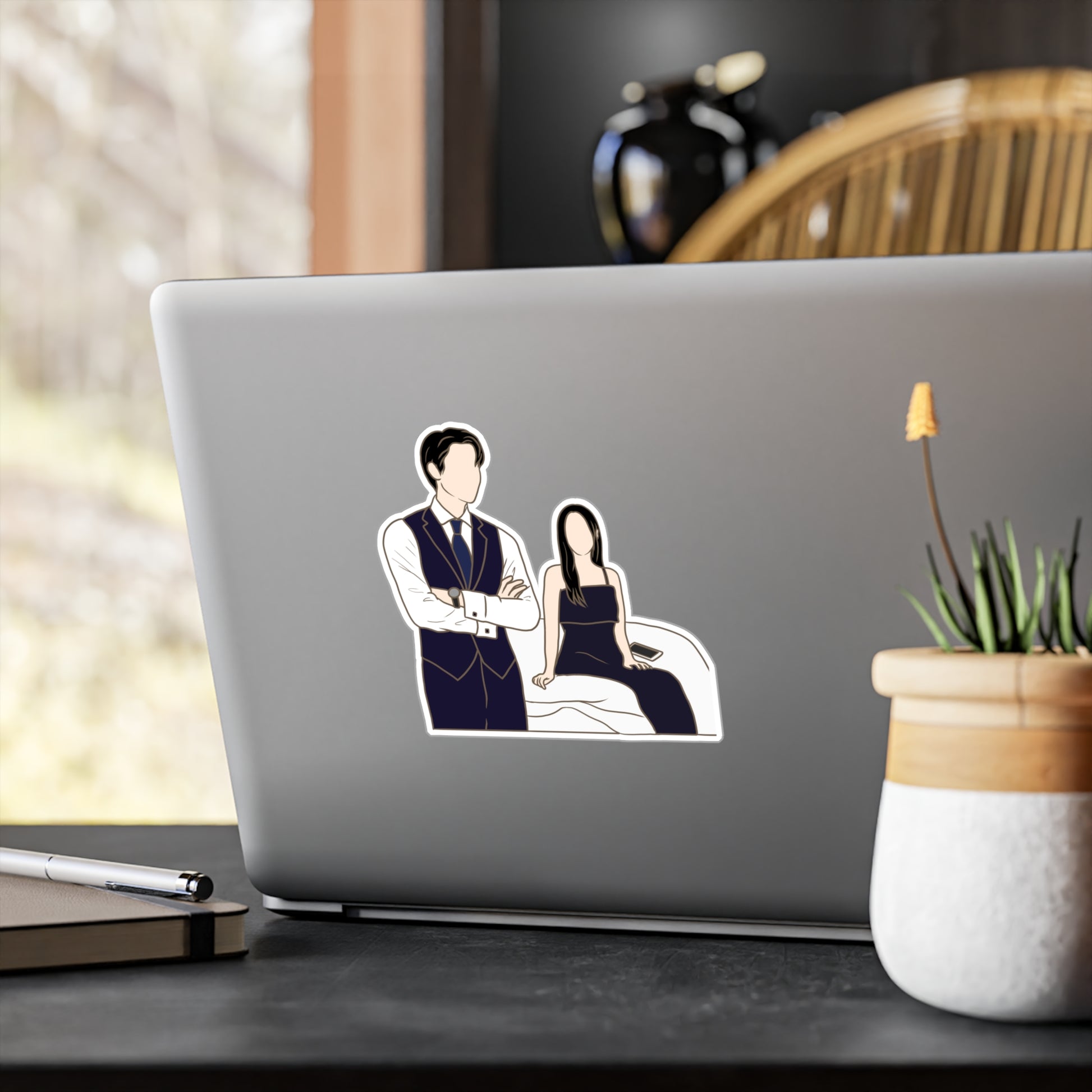 When the Phone Rings Kdrama Sticker – Kiss-Cut Fanart for Mystery Romance Fans