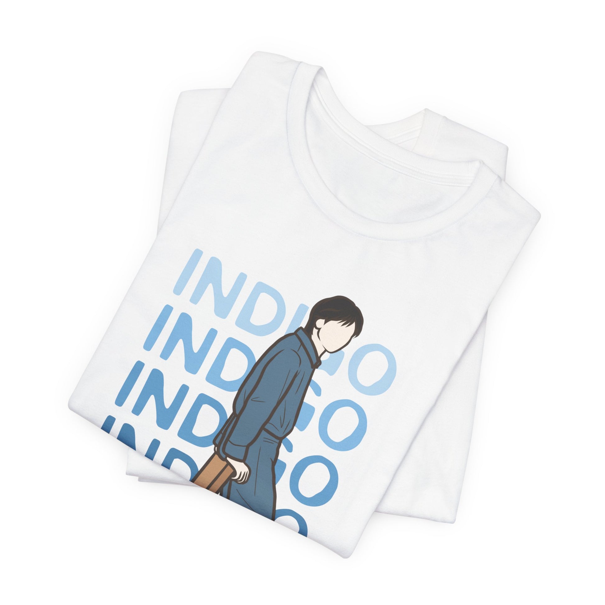 Indigo-Inspired Kpop T-Shirt – Namjoon Fan Tee for ARMY and Korean Music Lovers