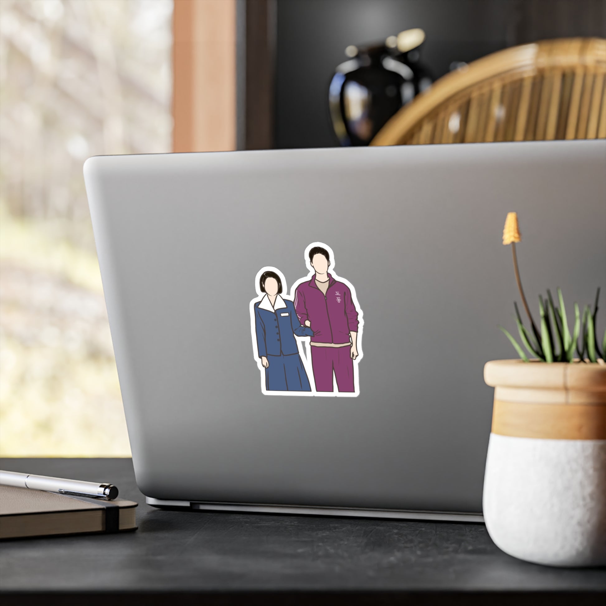When Life Gives You Tangerines Kdrama Sticker – Kiss-Cut Fanart for Healing Romance Fans