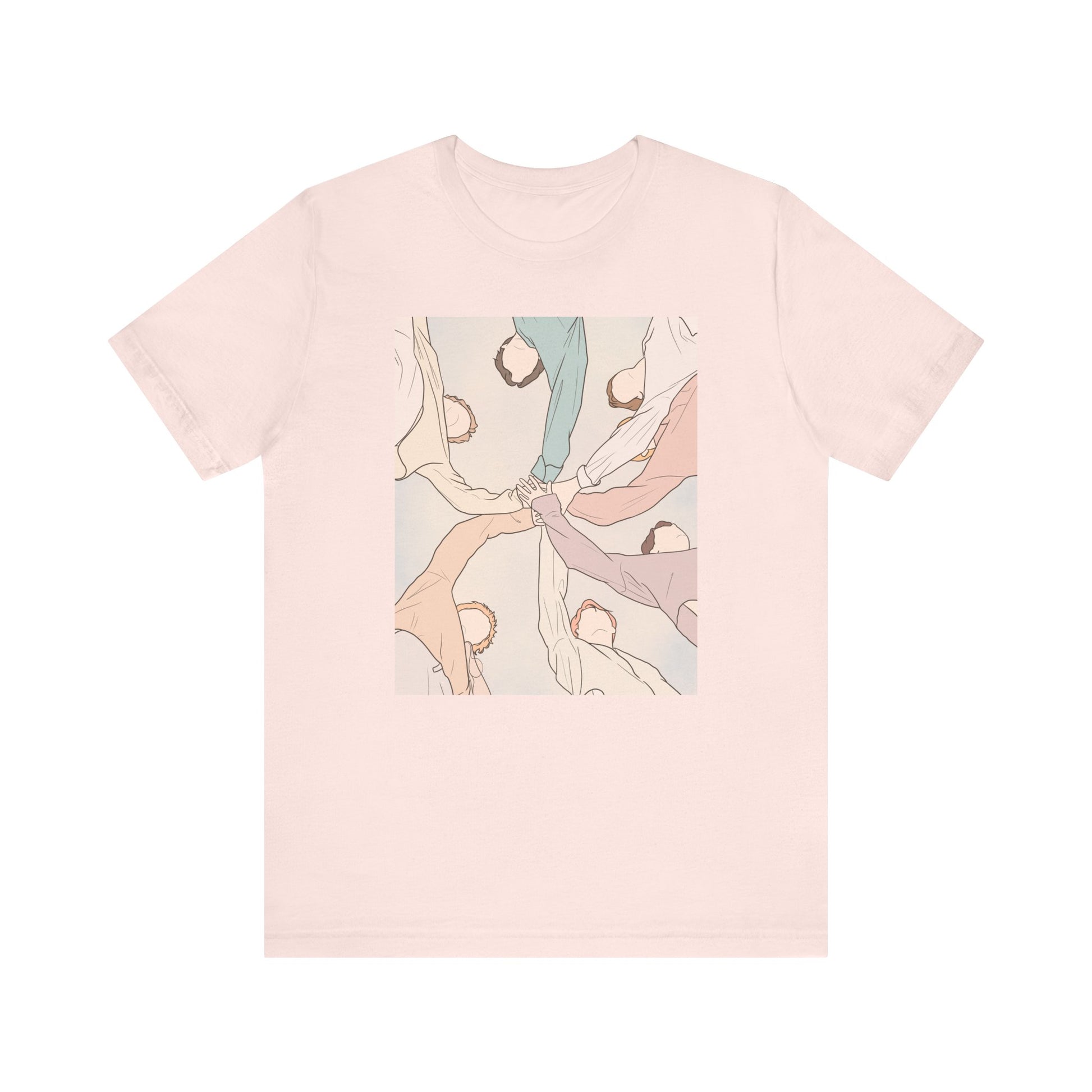 Bangtan-Inspired Kpop T-Shirt – Unisex Friendship Tee for ARMY and Korean Music Fans