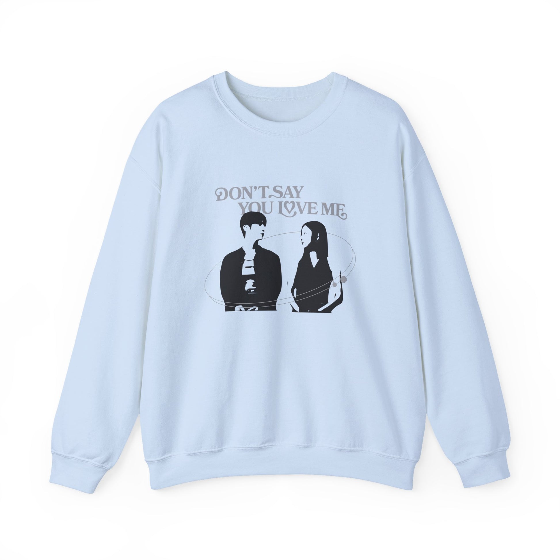 Jin-Inspired Kpop Sweatshirt – ‘Don’t Say You Love Me’ Crewneck for ARMY and Korean Pop Fans