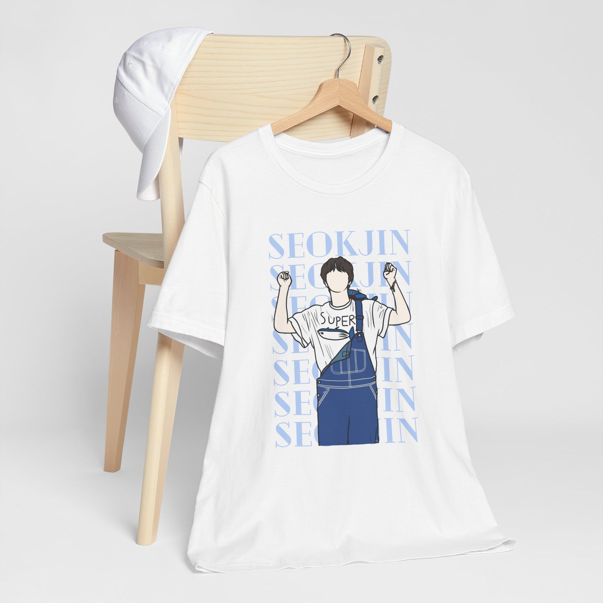Super Tuna-Inspired Kpop T-Shirt – Fun Unisex Tee for ARMY and Jin Fans