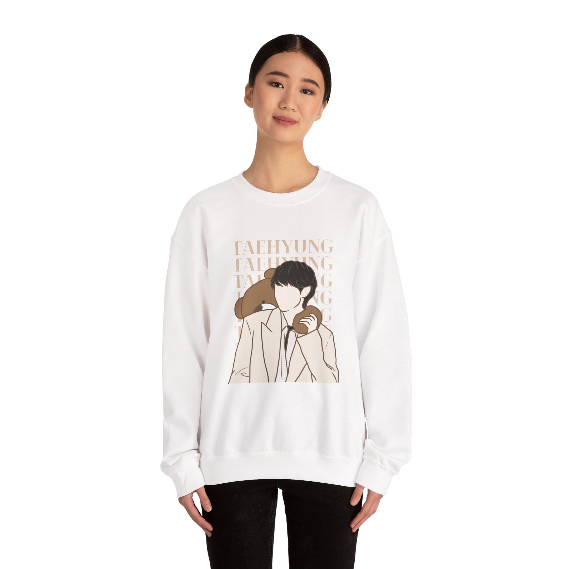 V ‘Winter Ahead’ Kpop Sweatshirt – Tranquil Crewneck for ARMY and Bangtan-Inspired Fans