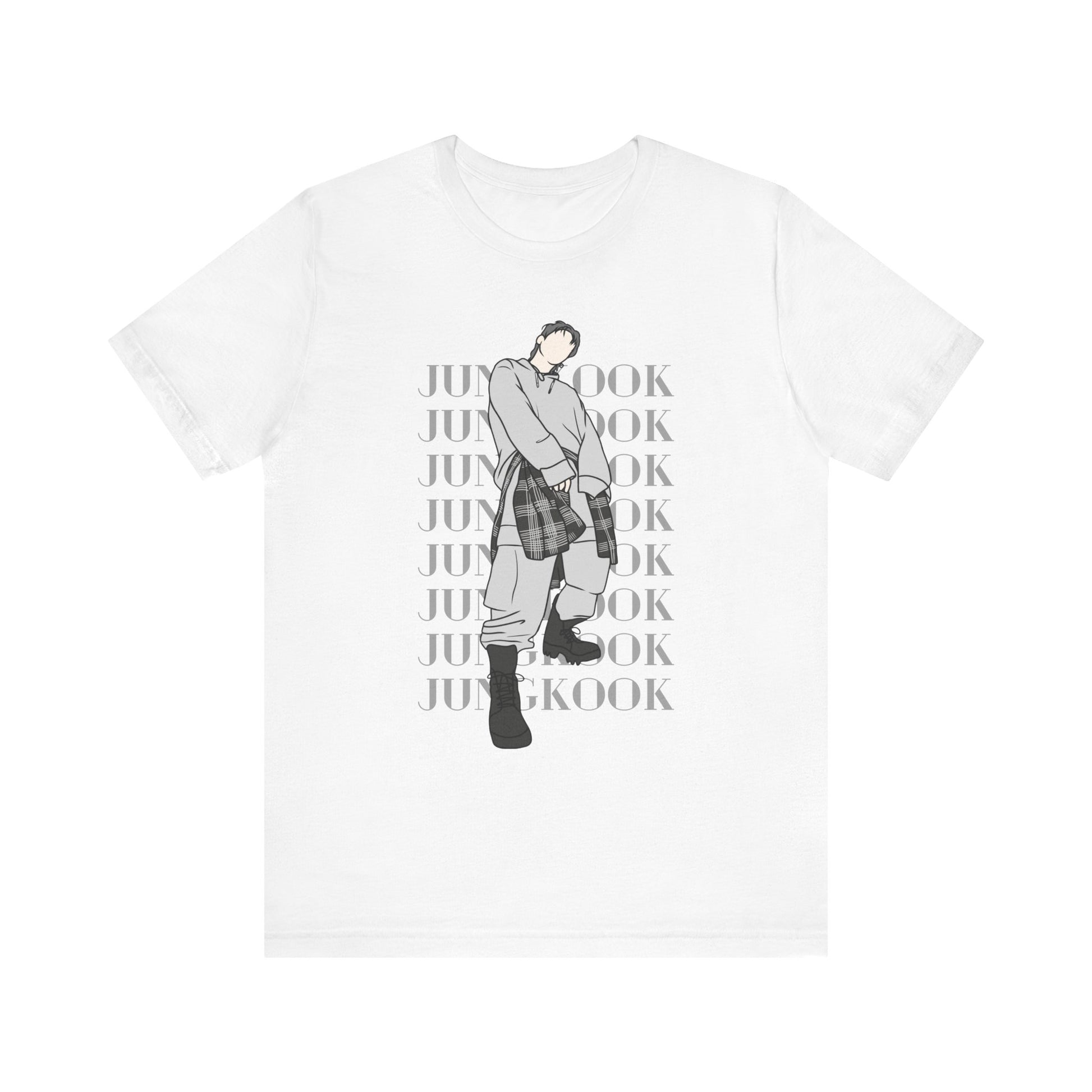 3D Jungkook Fan T-Shirt – Kpop-Inspired Tee for Fans of Korean Boy Groups