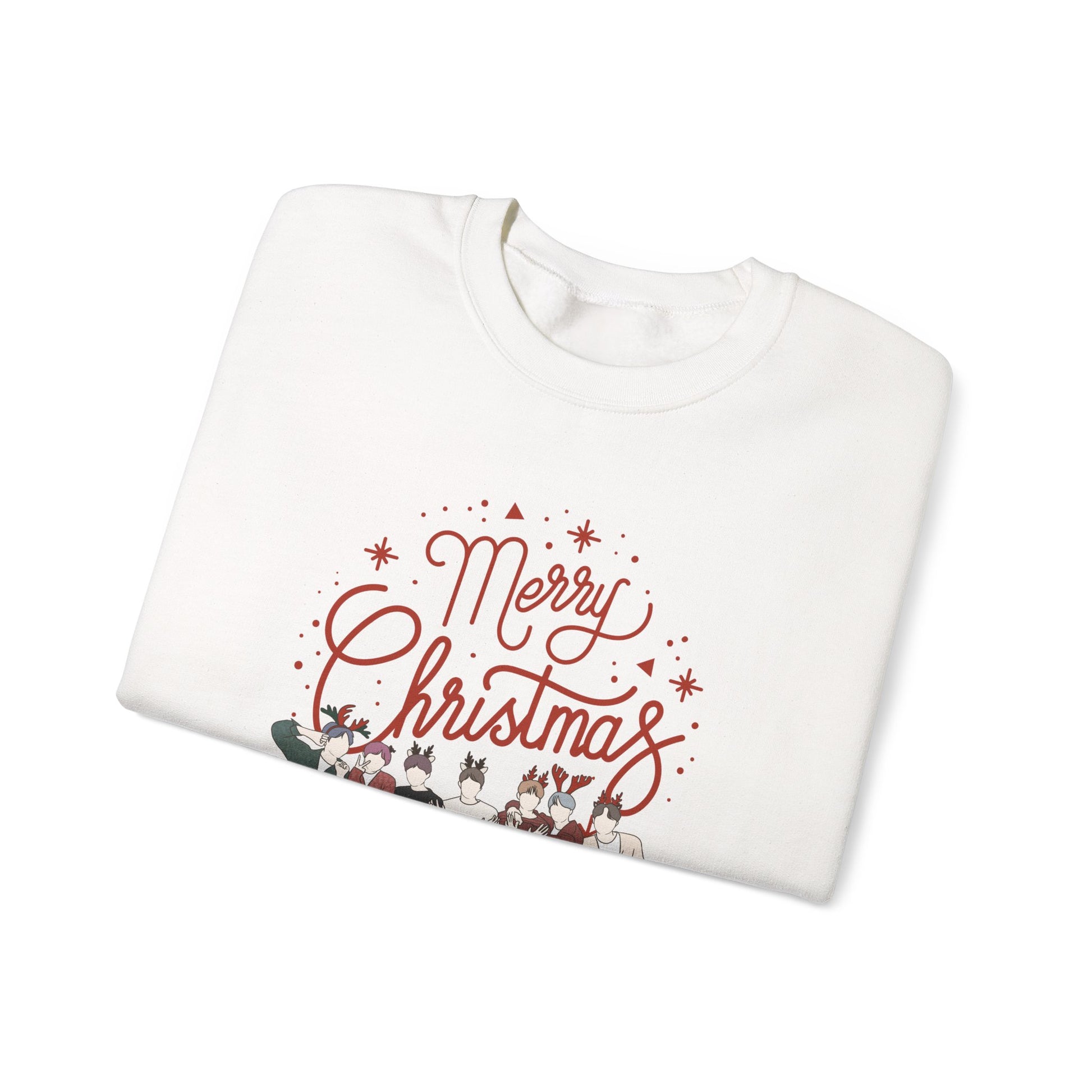 Kpop Christmas Sweatshirt – Holiday Season Pullover for Korean Pop Fans and Festive Gift Lover