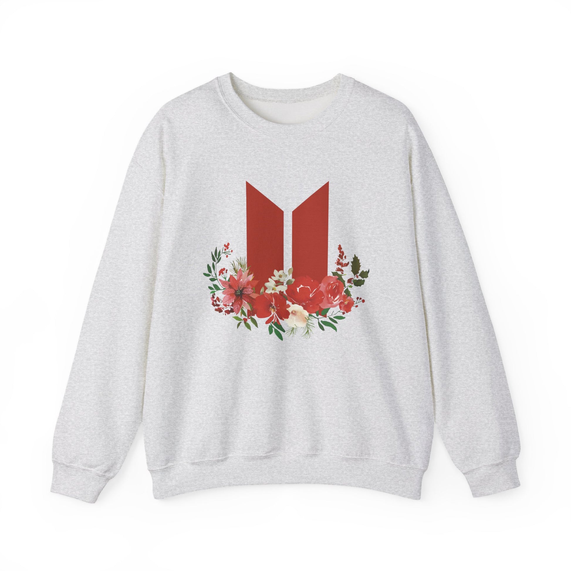 Kpop Christmas Sweatshirt – Festive Holiday Pullover for ARMY and Korean Pop Fans