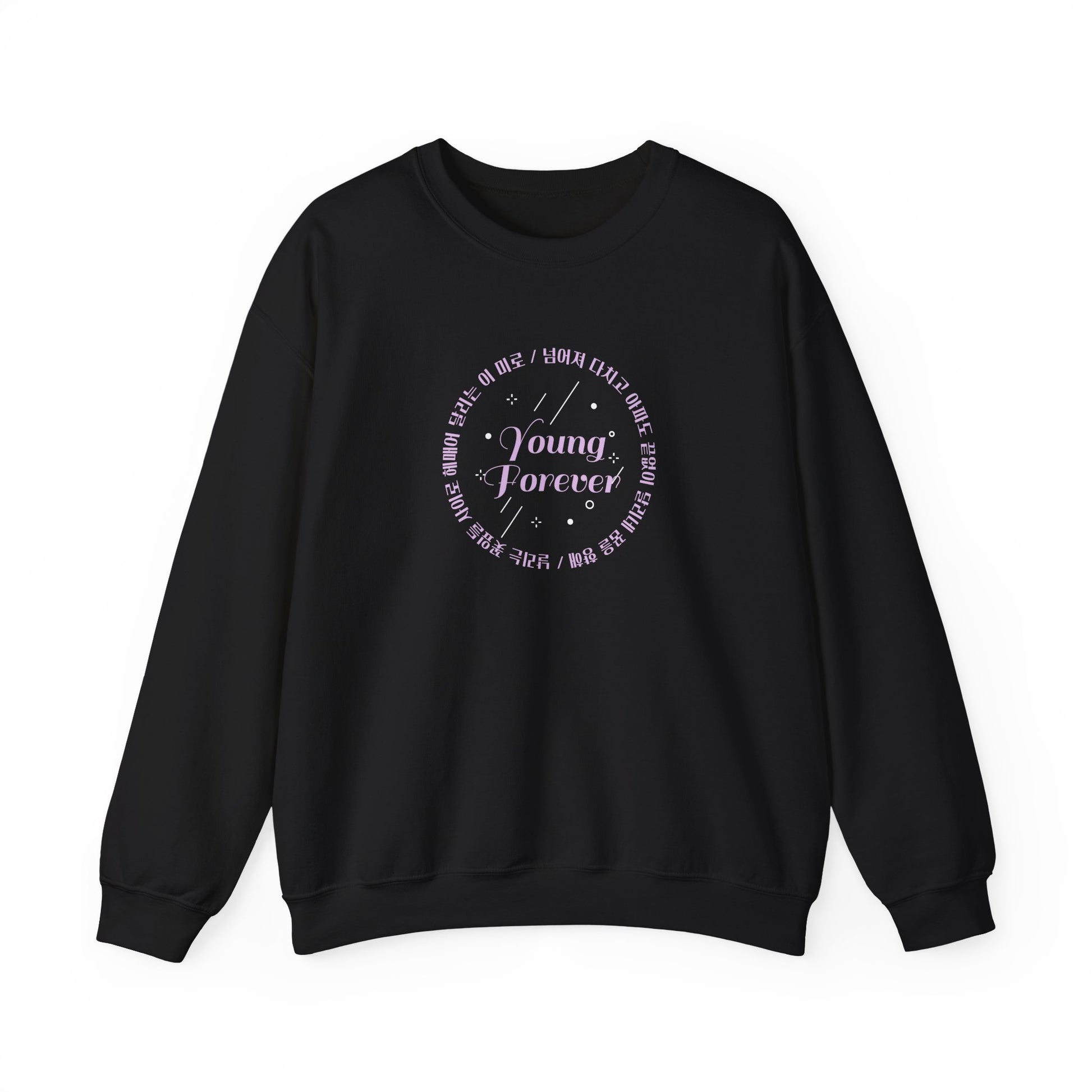 Young Forever-Inspired Kpop Sweatshirt – Unisex Crewneck Gift for ARMY and Korean Pop Fans