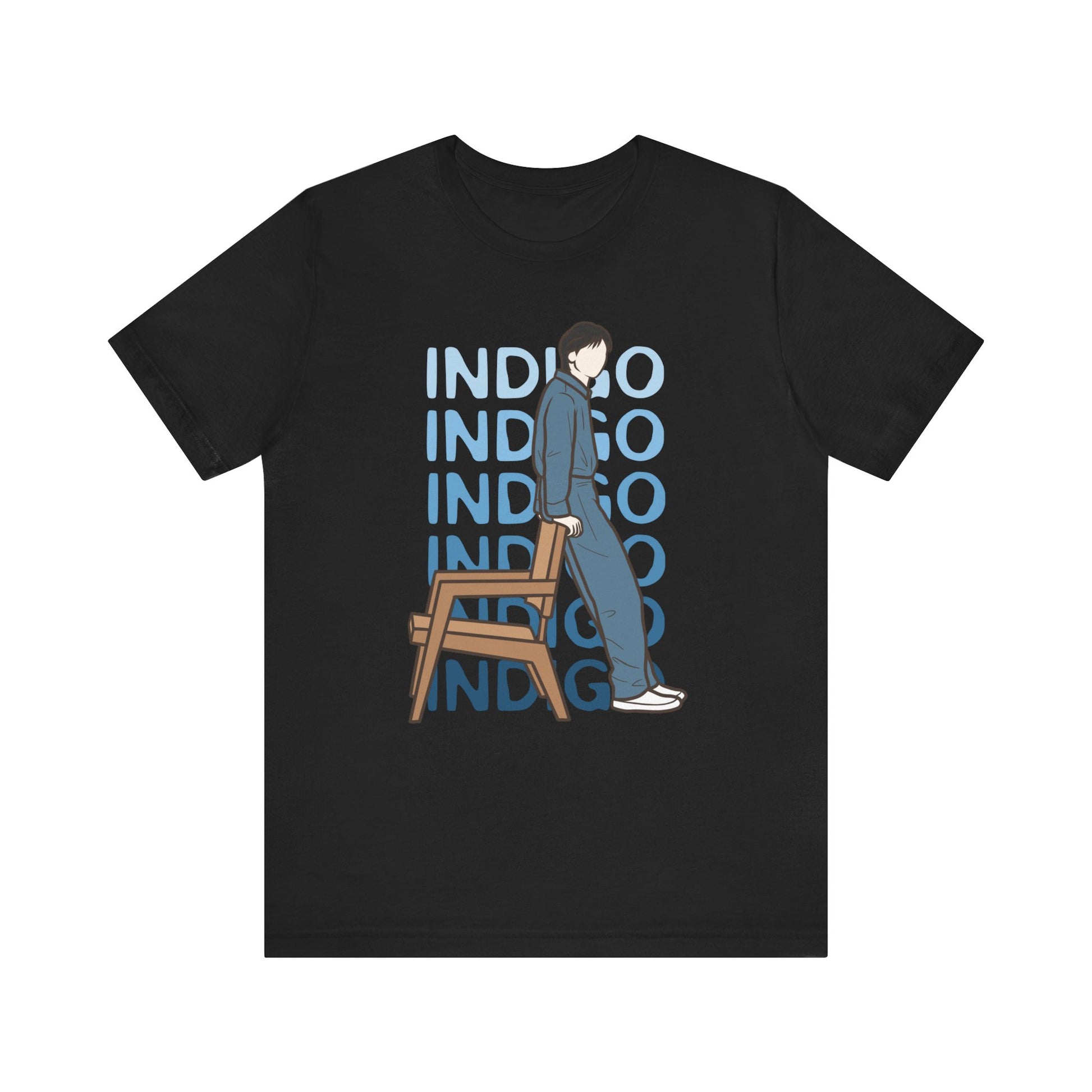 Indigo-Inspired Kpop T-Shirt – Namjoon Fan Tee for ARMY and Korean Music Lovers