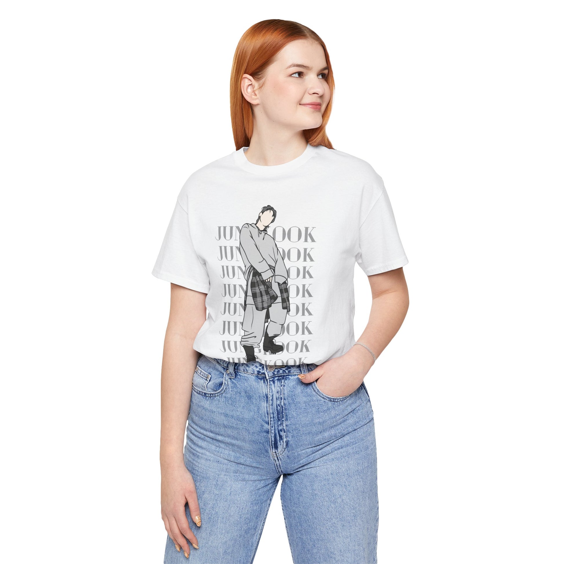 3D Jungkook Fan T-Shirt – Kpop-Inspired Tee for Fans of Korean Boy Groups